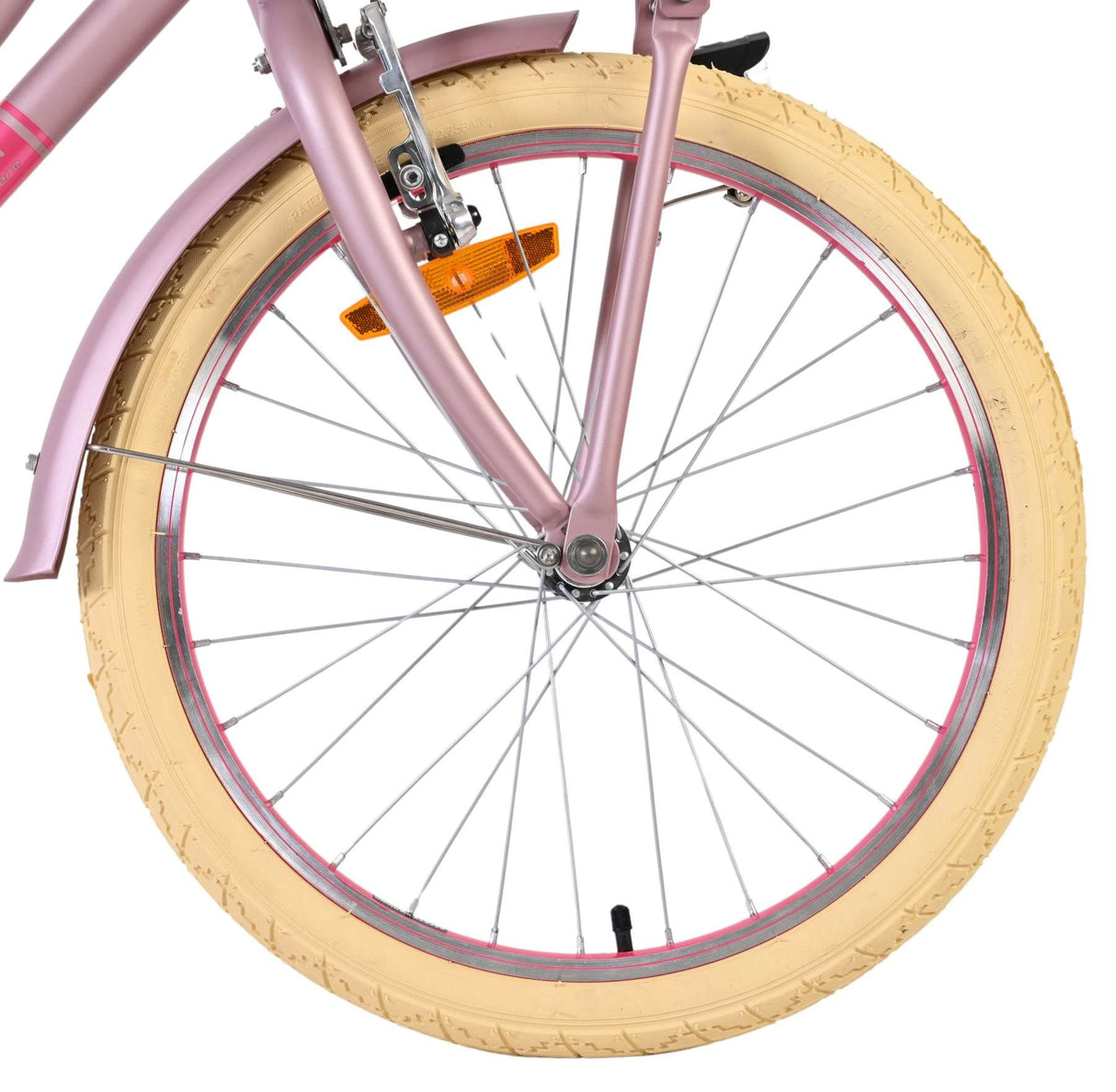 Volare Excellent Kinderfahrrad - Mädchen - 20 Zoll - Matt Pink