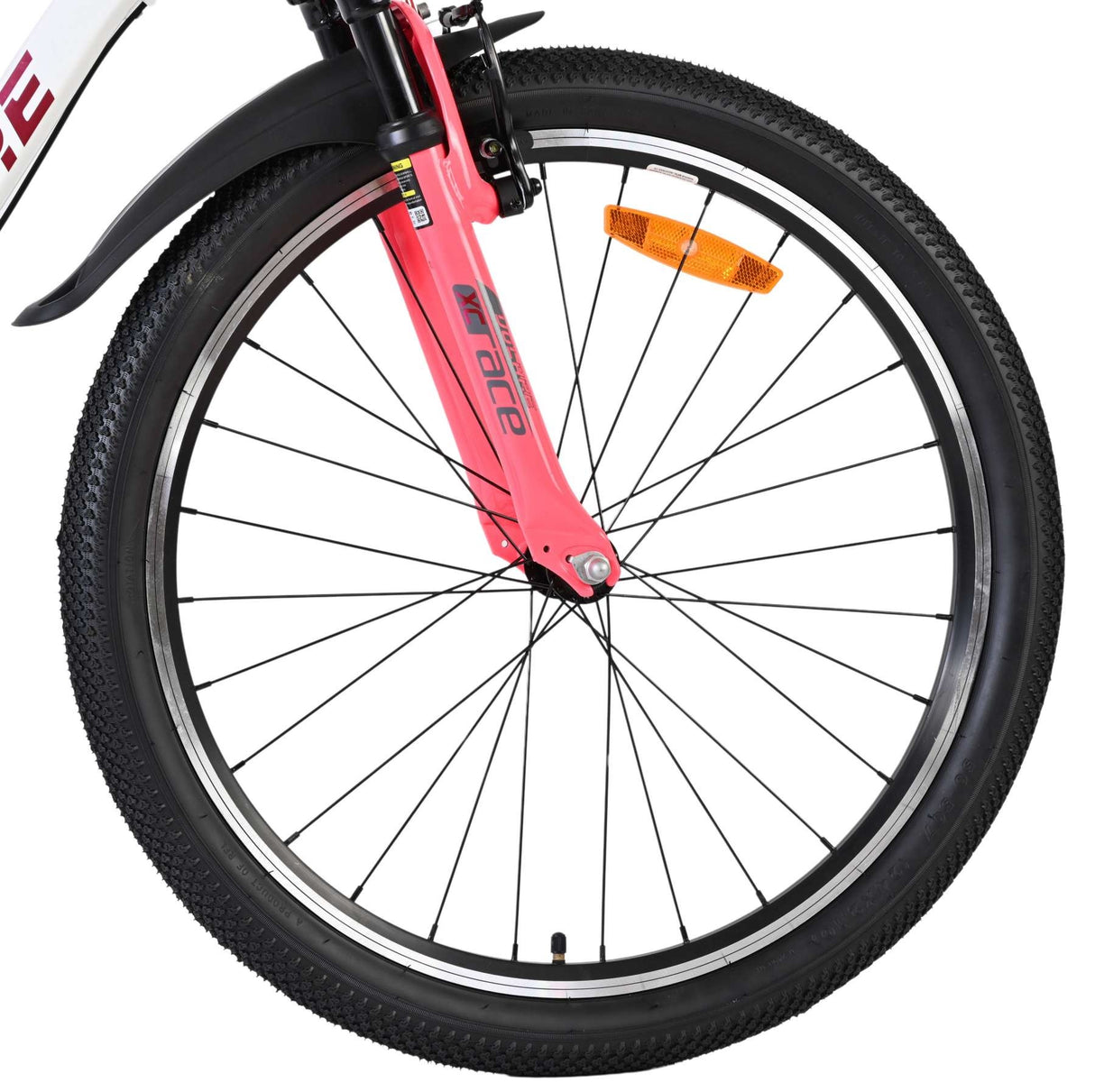 Volare XC Race Kinderfahrrad - 24 Zoll - Nexus 3 - Weiß/Pink