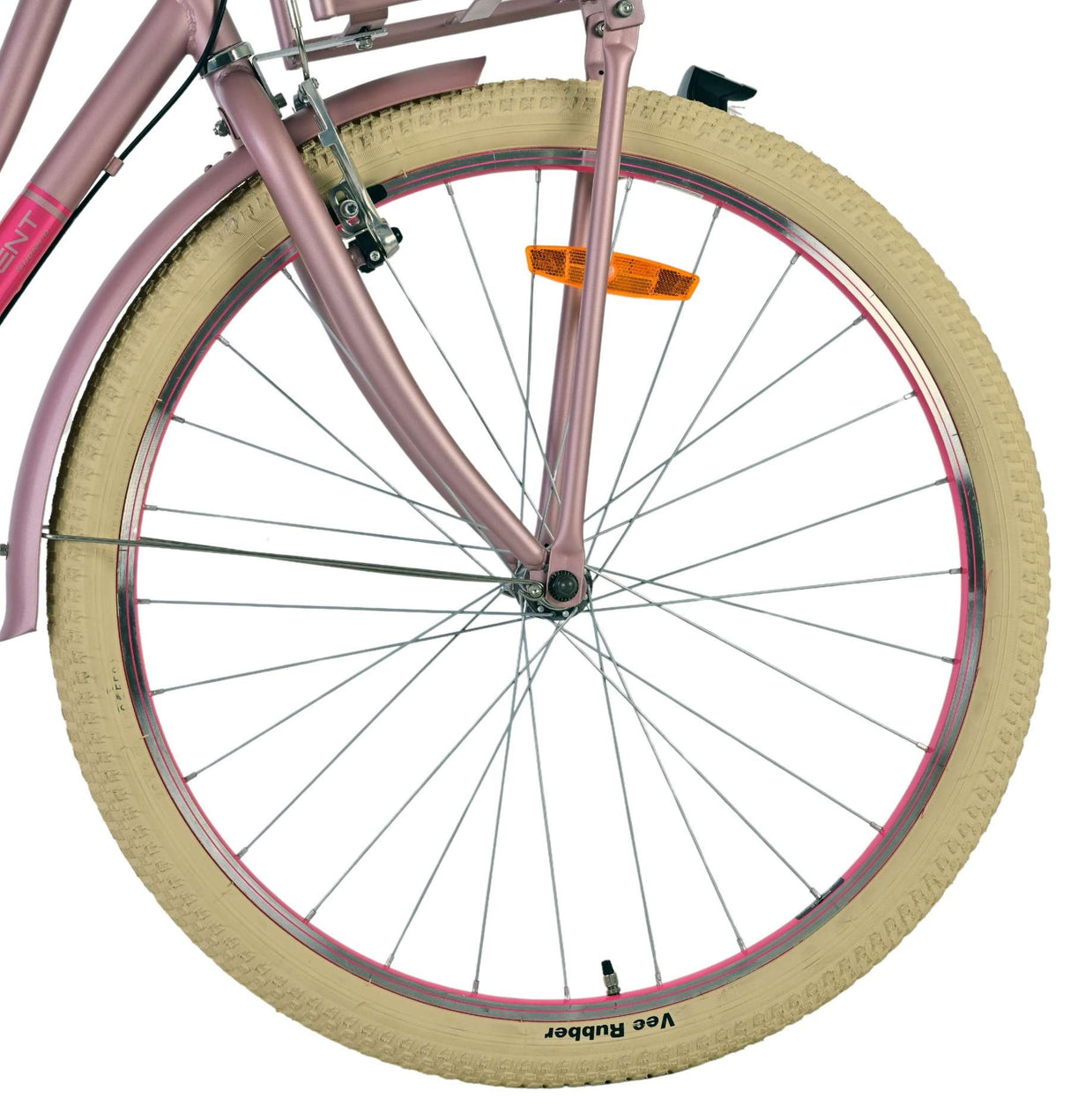 Volare Excellent Kinderfahrrad - Mädchen - 26 Zoll - Mattrosa - 3 Gänge