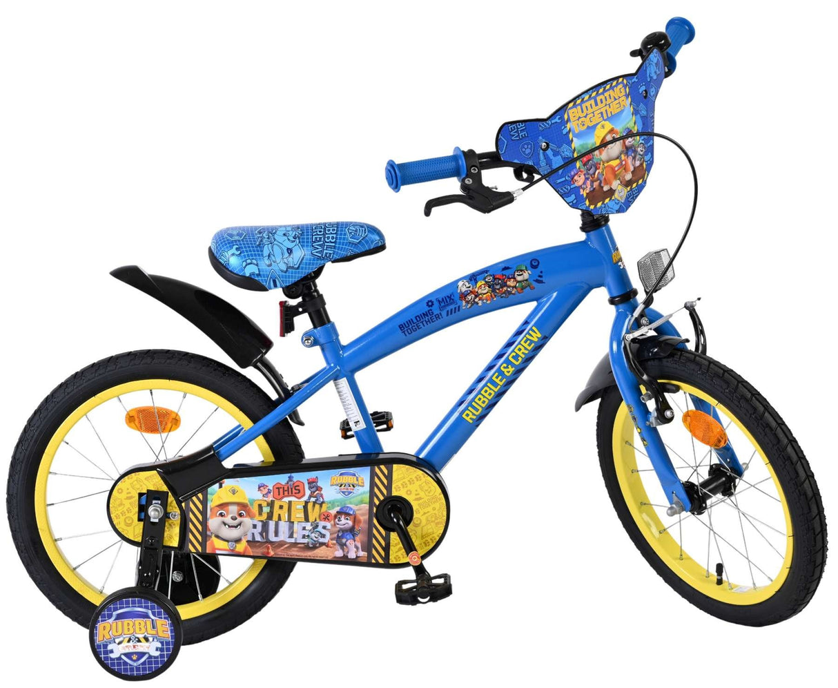 Volare Rubble & Crew Kinderfahrrad - Jungen - 16 Zoll - Blau