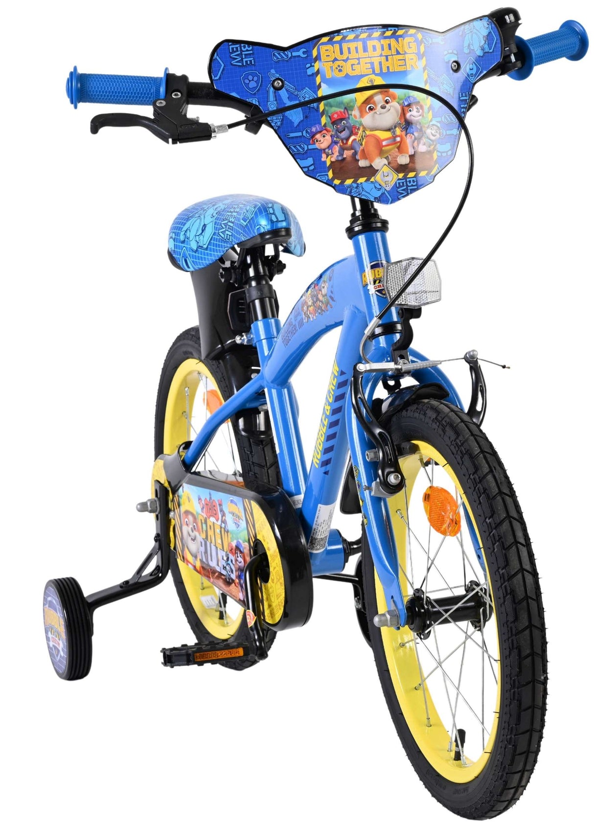 Volare Rubble & Crew Kinderfahrrad - Jungen - 16 Zoll - Blau