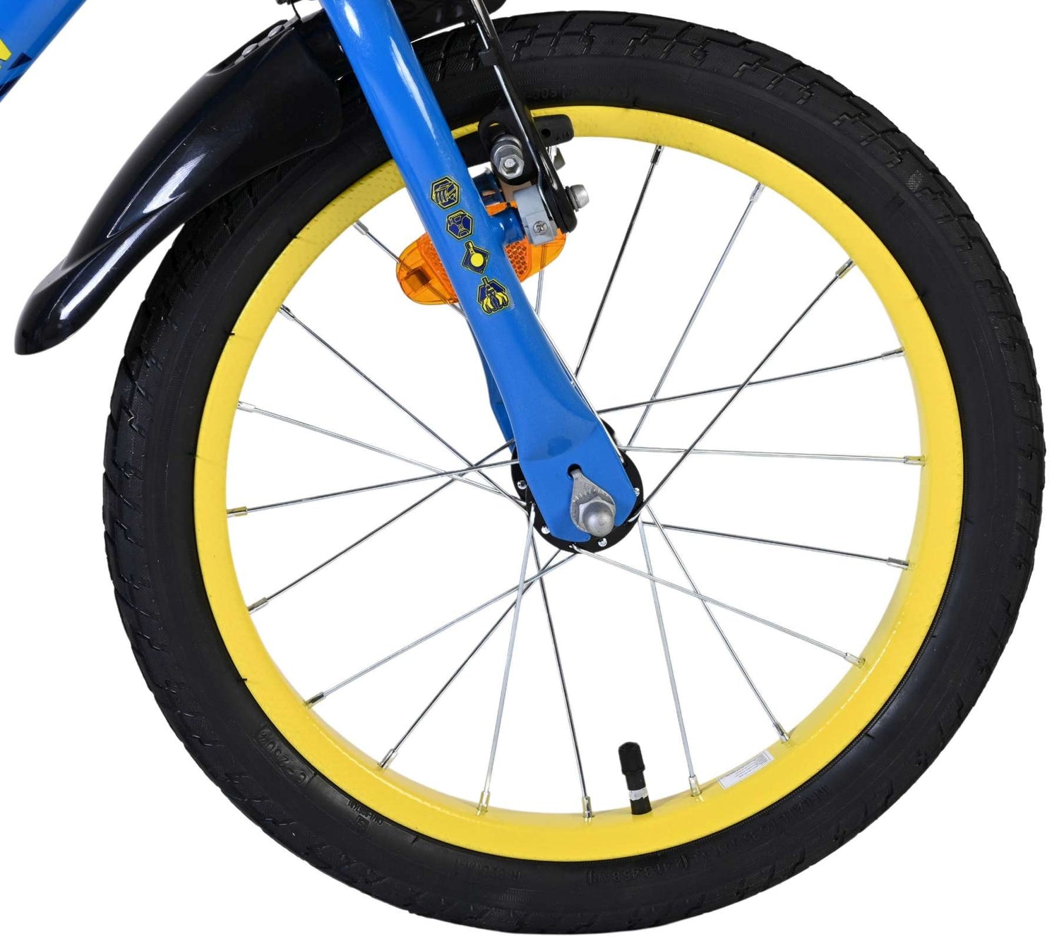 Rubble & Crew Kinderfahrrad - Jungen - 16 Zoll - Blau - Zwei Handbremsen