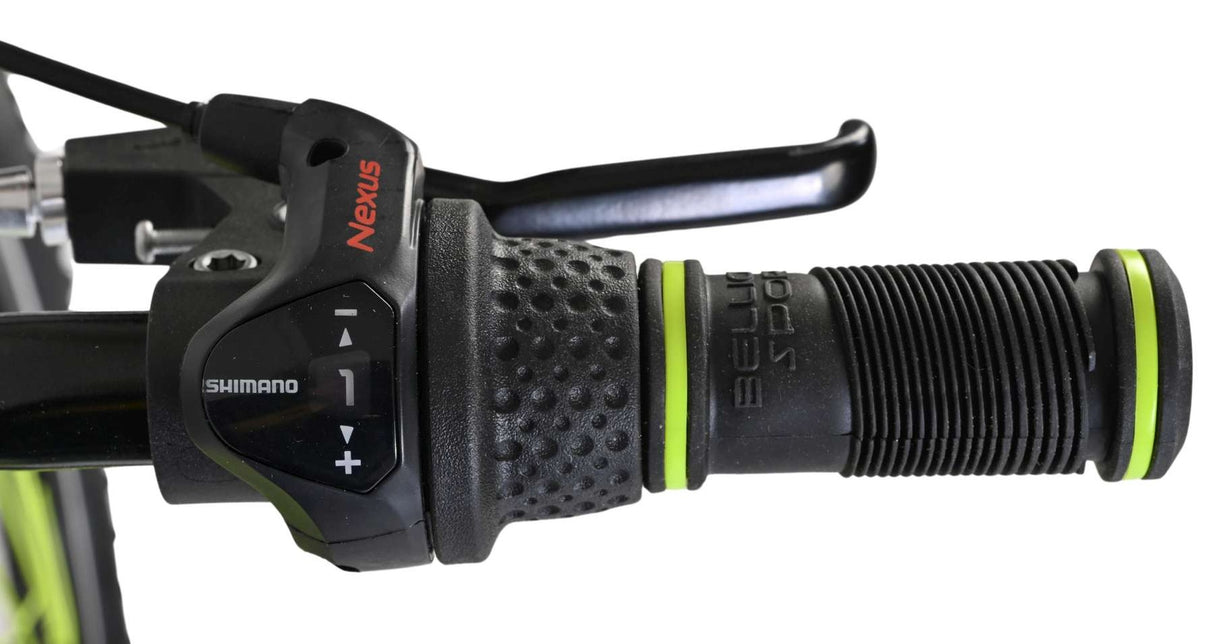 Volare Rocky Kinderfahrrad - 20 Zoll - 3 Gänge - Grün/Grau