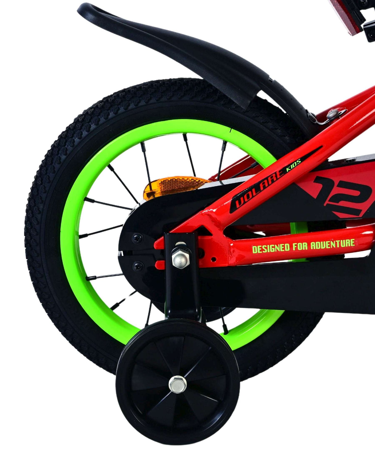 Volare Rocky Kinderfahrrad - Jungen - 12 Zoll - Rot