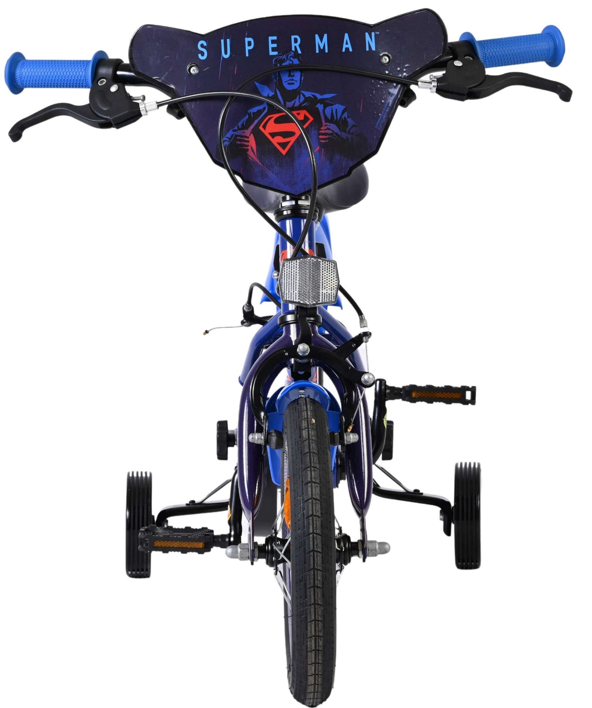 Volare Superman Kinderfahrrad - Jungen - 12 Zoll - Zwei Handbremsen