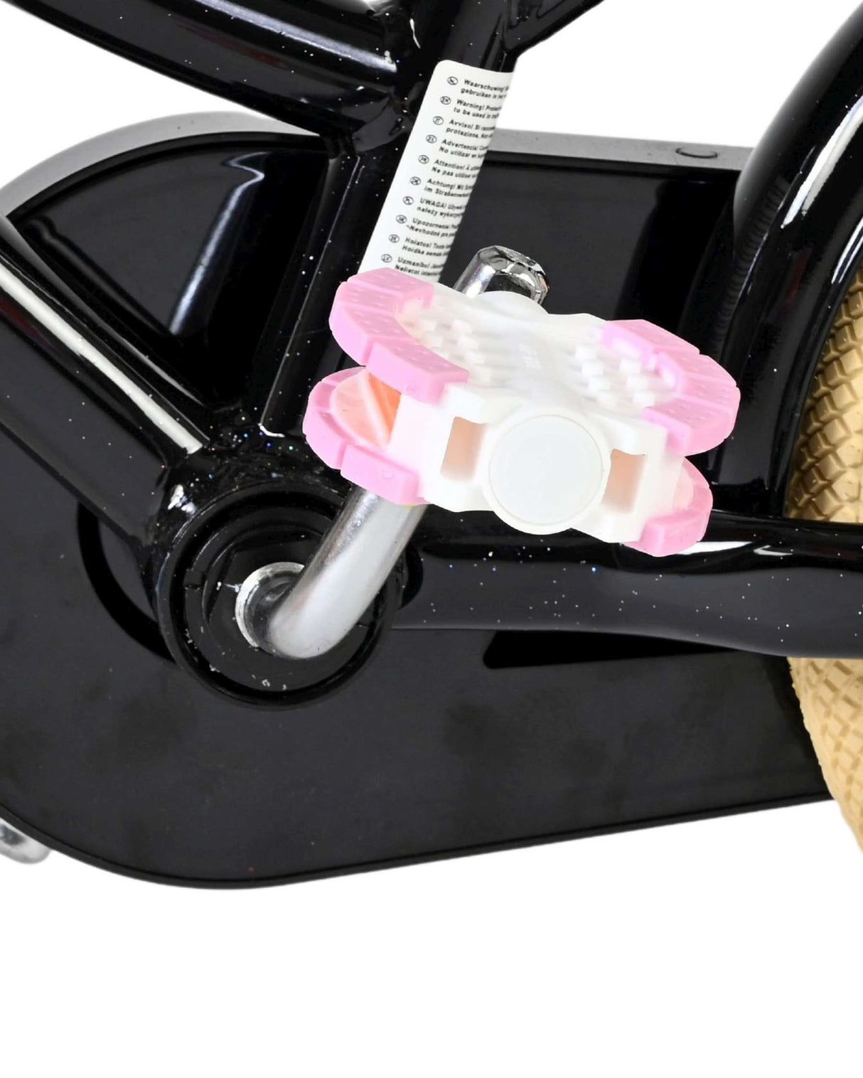 Volare Excellent Kinderfahrrad - Mädchen - 12 Zoll - Schwarz