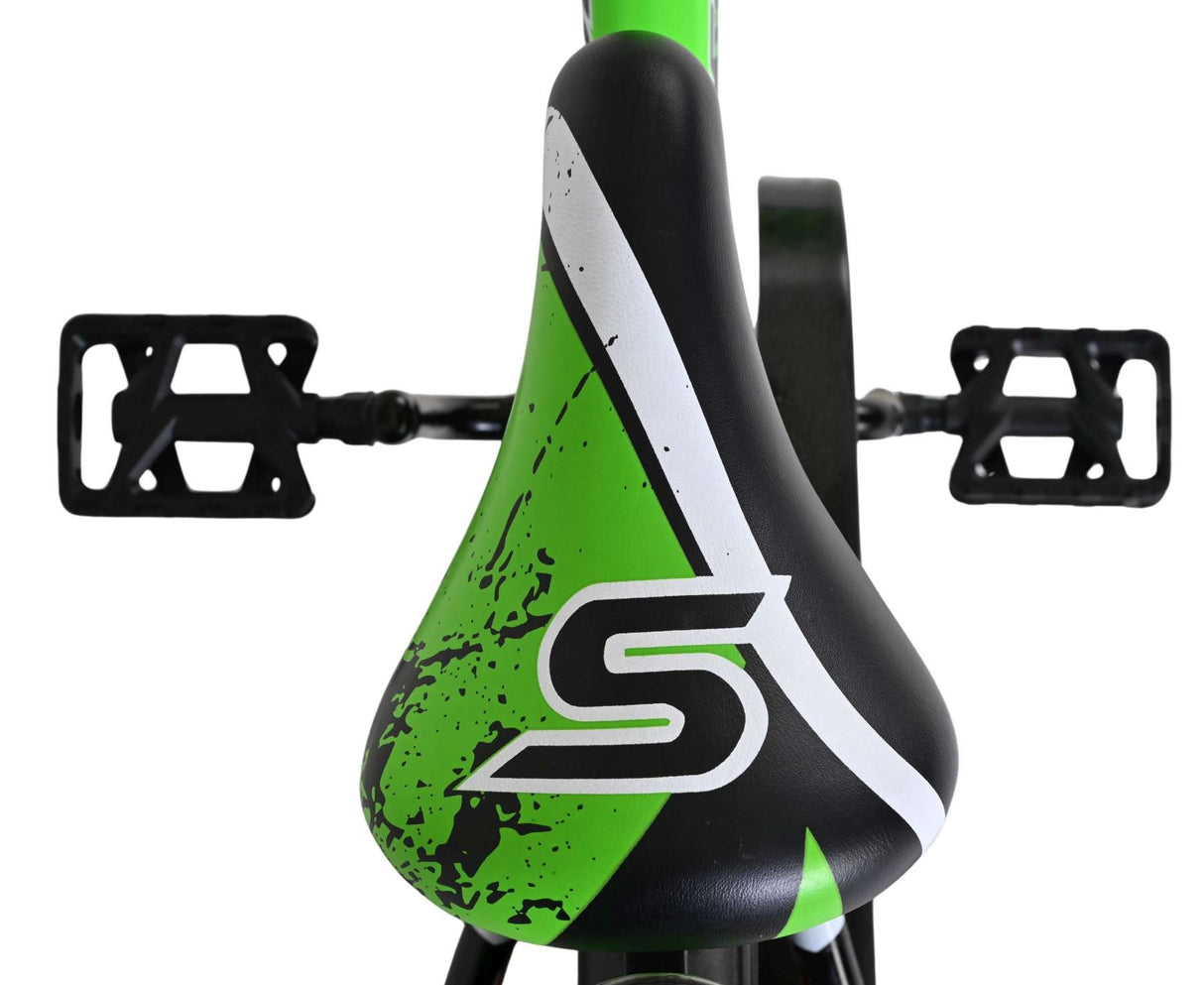 Volare Sportivo Kinderfahrrad - Jungen - 12 Zoll - Grün Schwarz