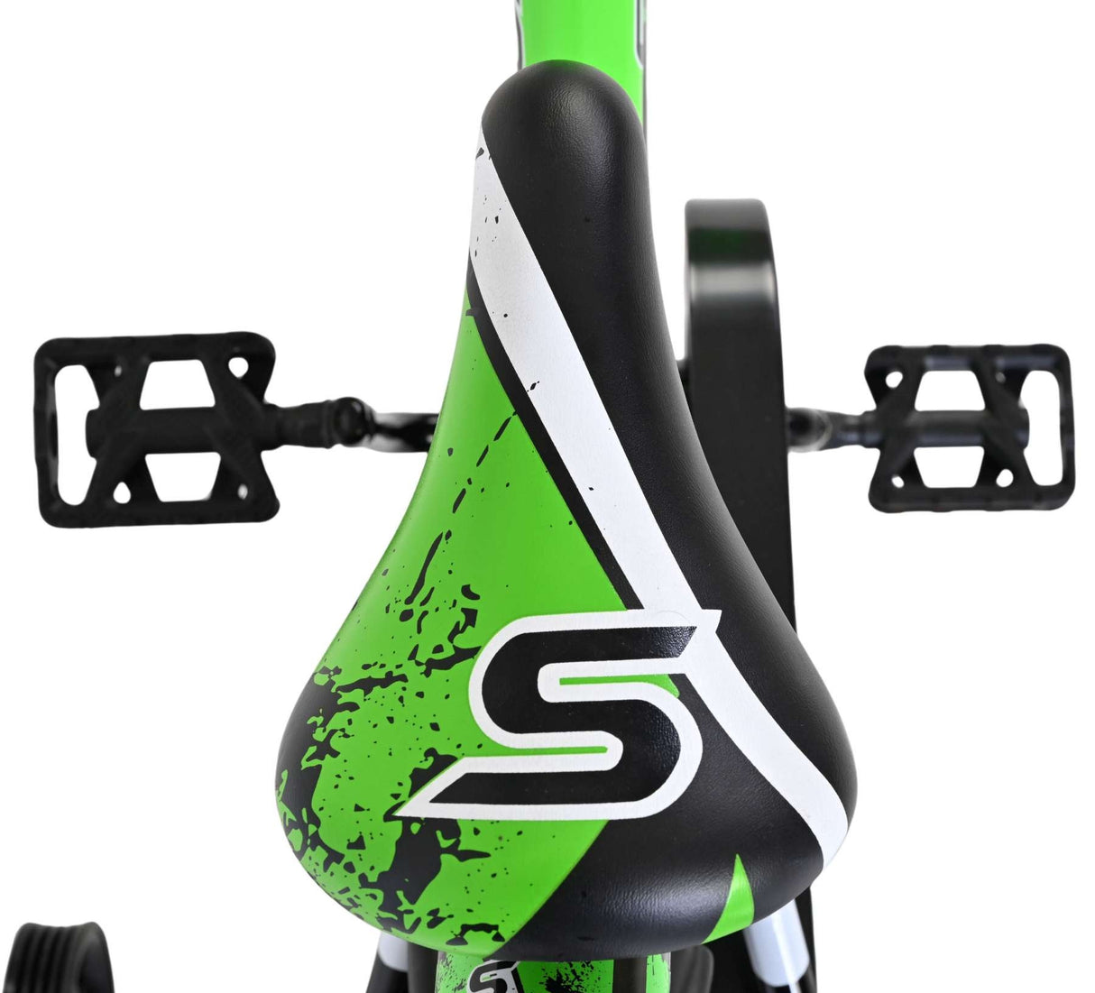 Volare Sportivo Kinderfahrrad - Jungen - 14 Zoll - Grün Schwarz