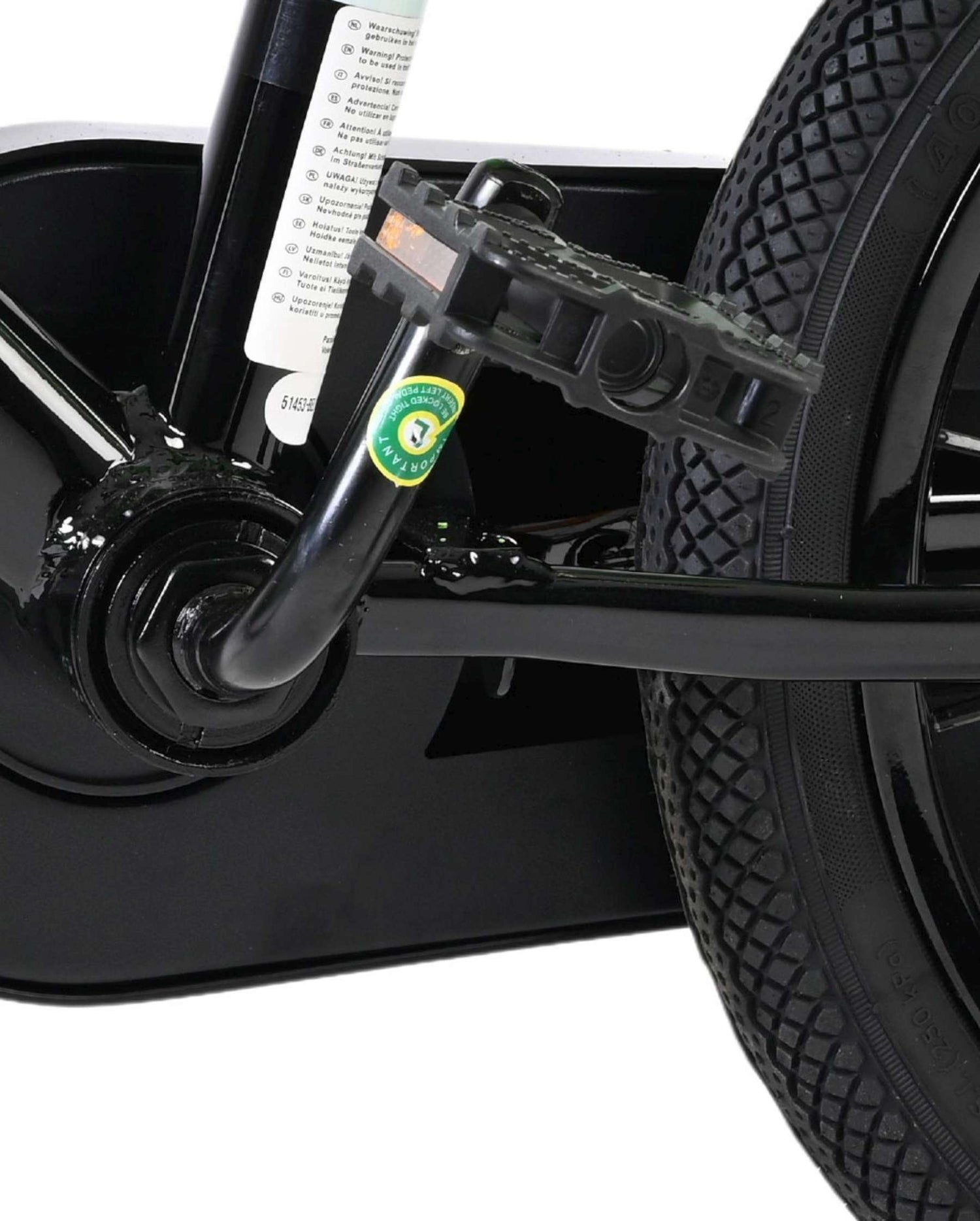 Volare Sportivo Kinderfahrrad - Jungen - 14 Zoll - Grün Schwarz - Zwei Handbremsen