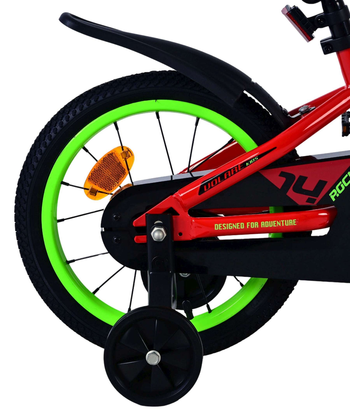 Volare Rocky Kinderfahrrad - Jungen - 14 Zoll - Rot