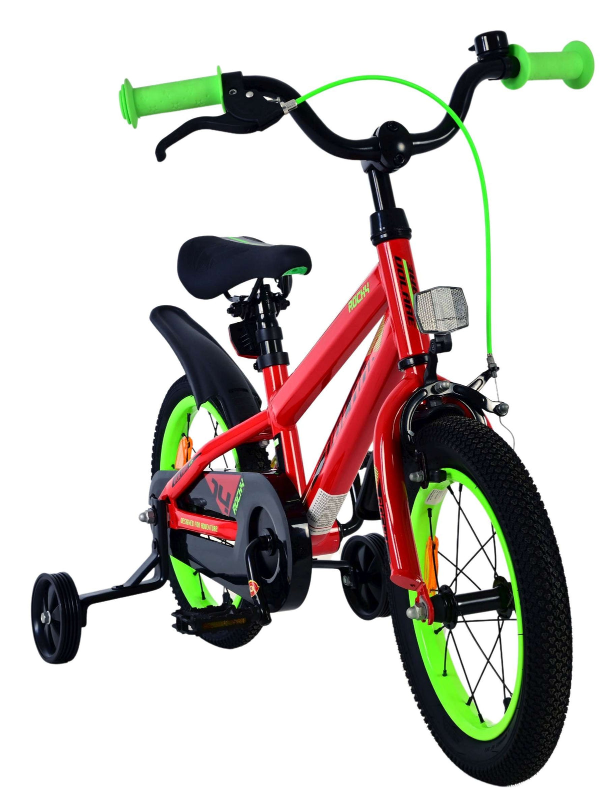 Volare Rocky Kinderfahrrad - Jungen - 14 Zoll - Rot