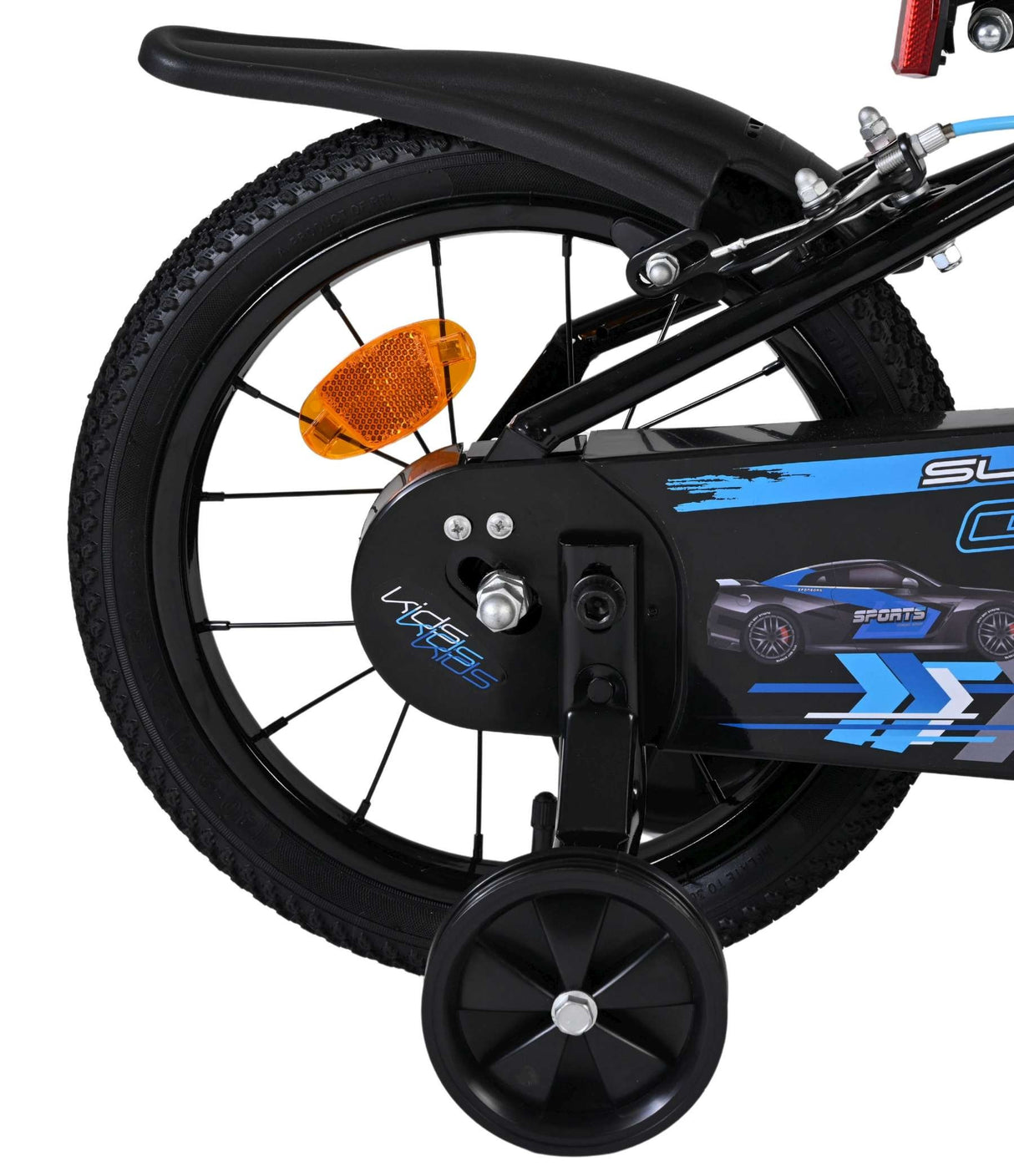 Volare Super GT Kinderfahrrad - Jungen - 14 Zoll - Blau - Zwei Handbremsen