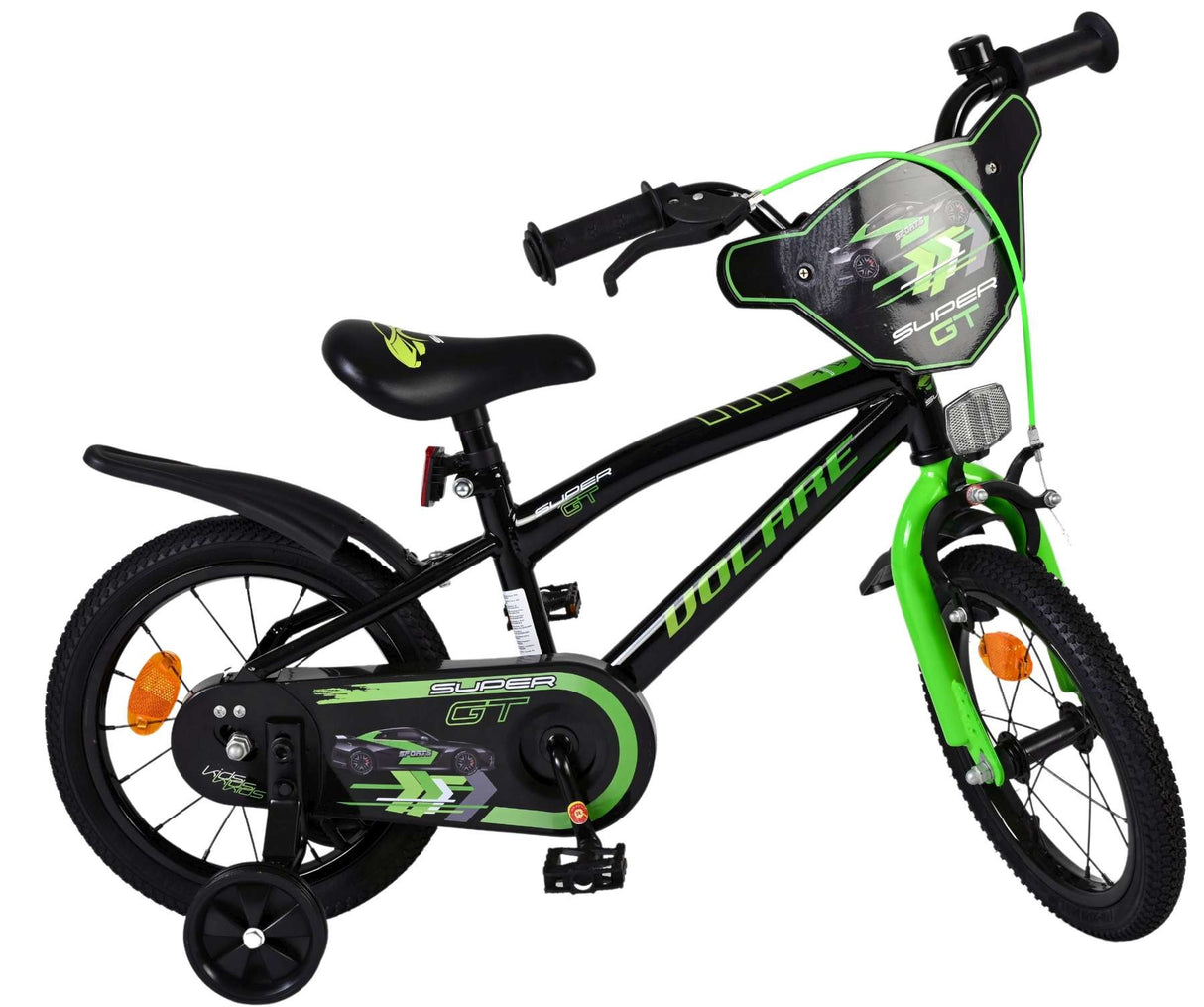 Volare Super GT Kinderfahrrad - Jungen - 14 Zoll - Grün