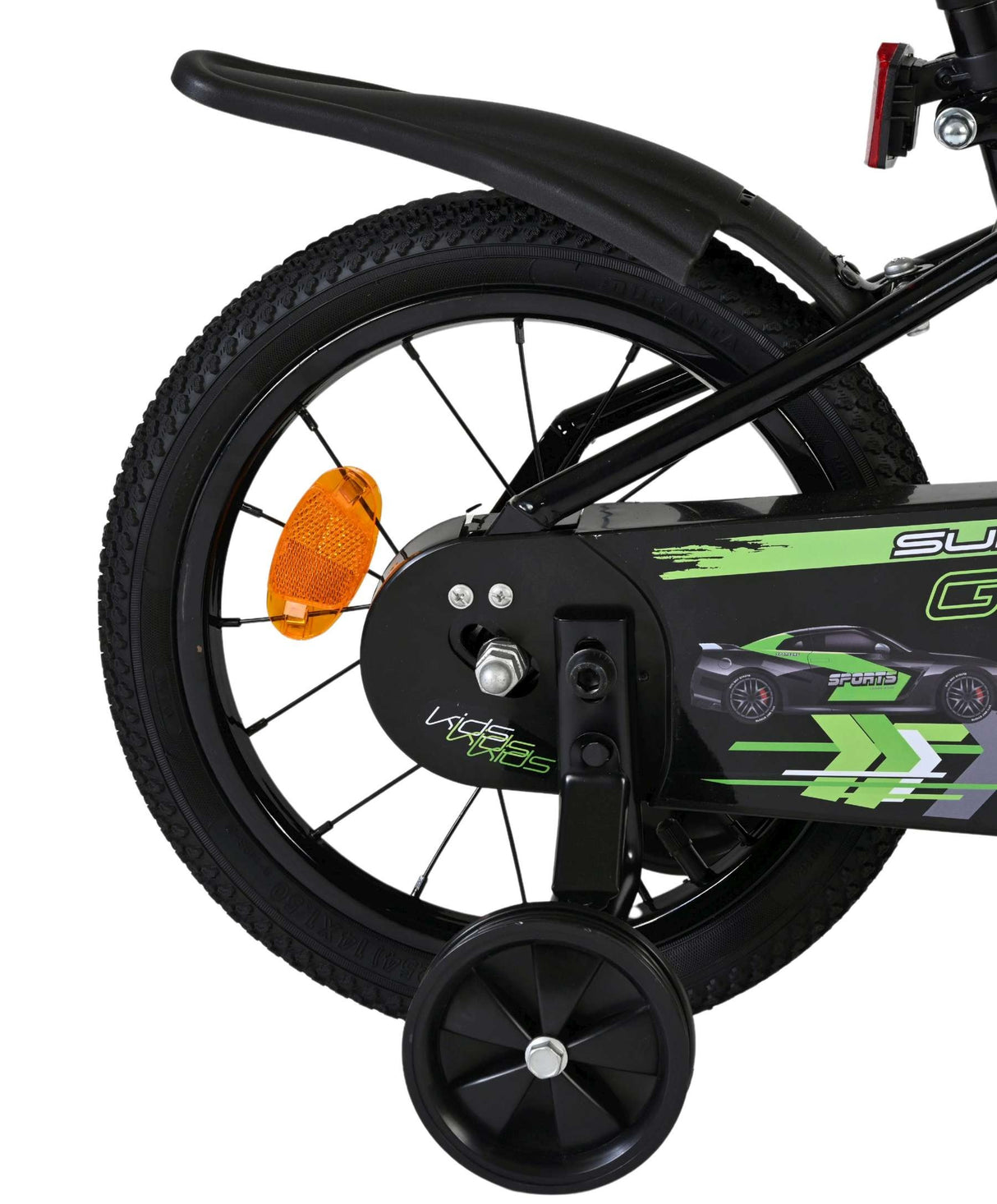 Volare Super GT Kinderfahrrad - Jungen - 14 Zoll - Grün