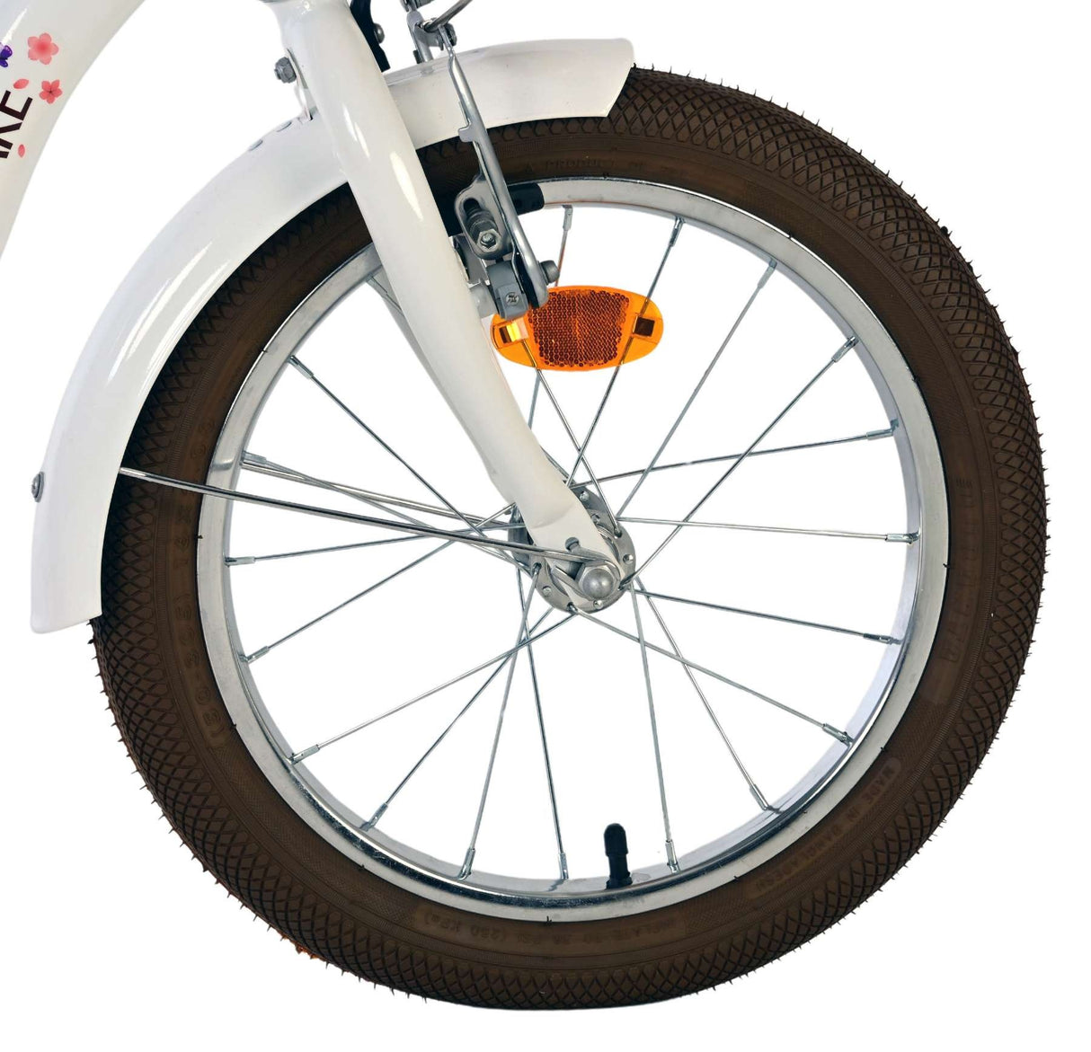 Volare Blossom Kinderfahrrad - Mädchen - 16 Zoll - Weiß