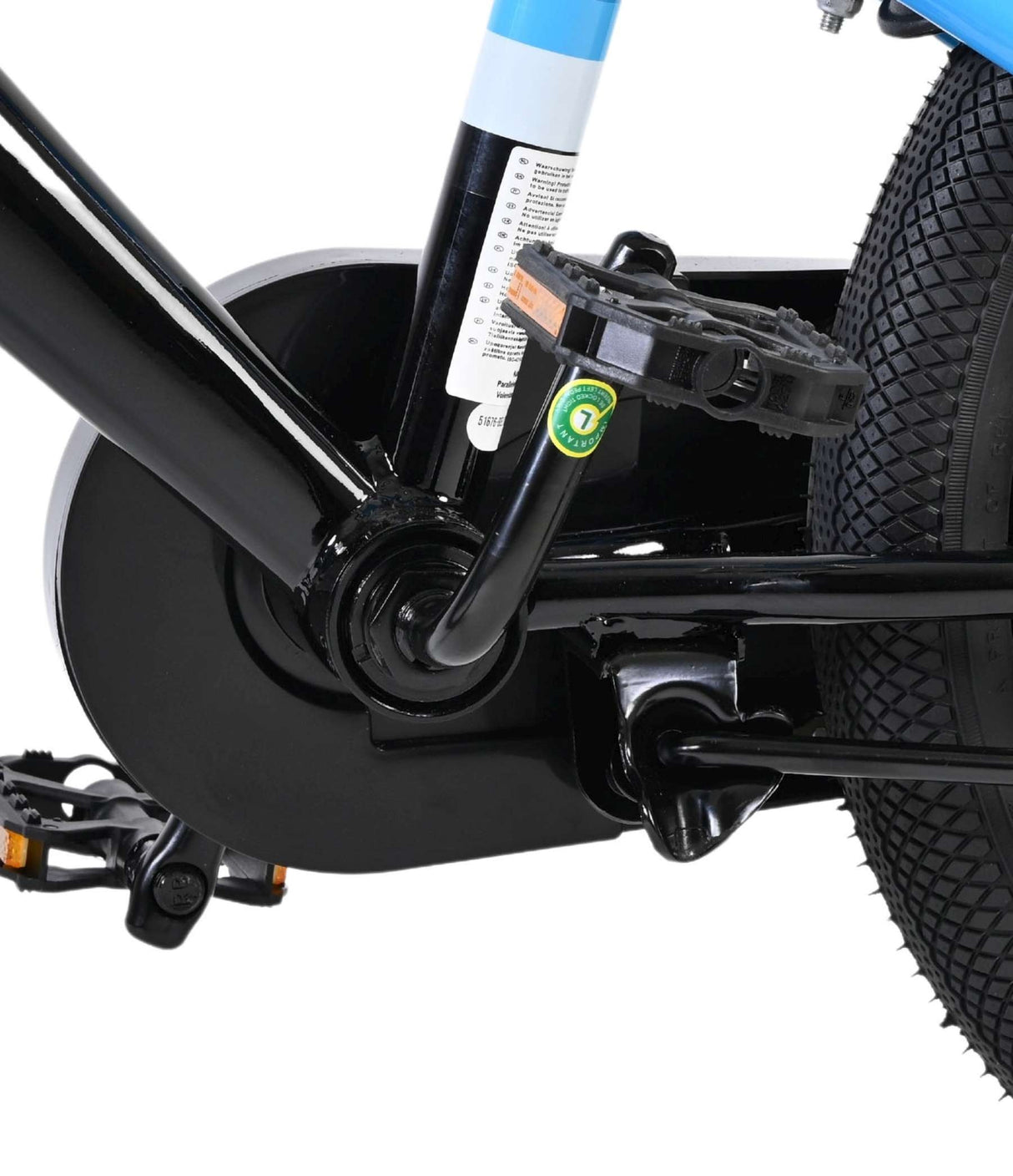 Volare Sportivo Kinderfahrrad - Jungen - 16 Zoll - Blau Schwarz