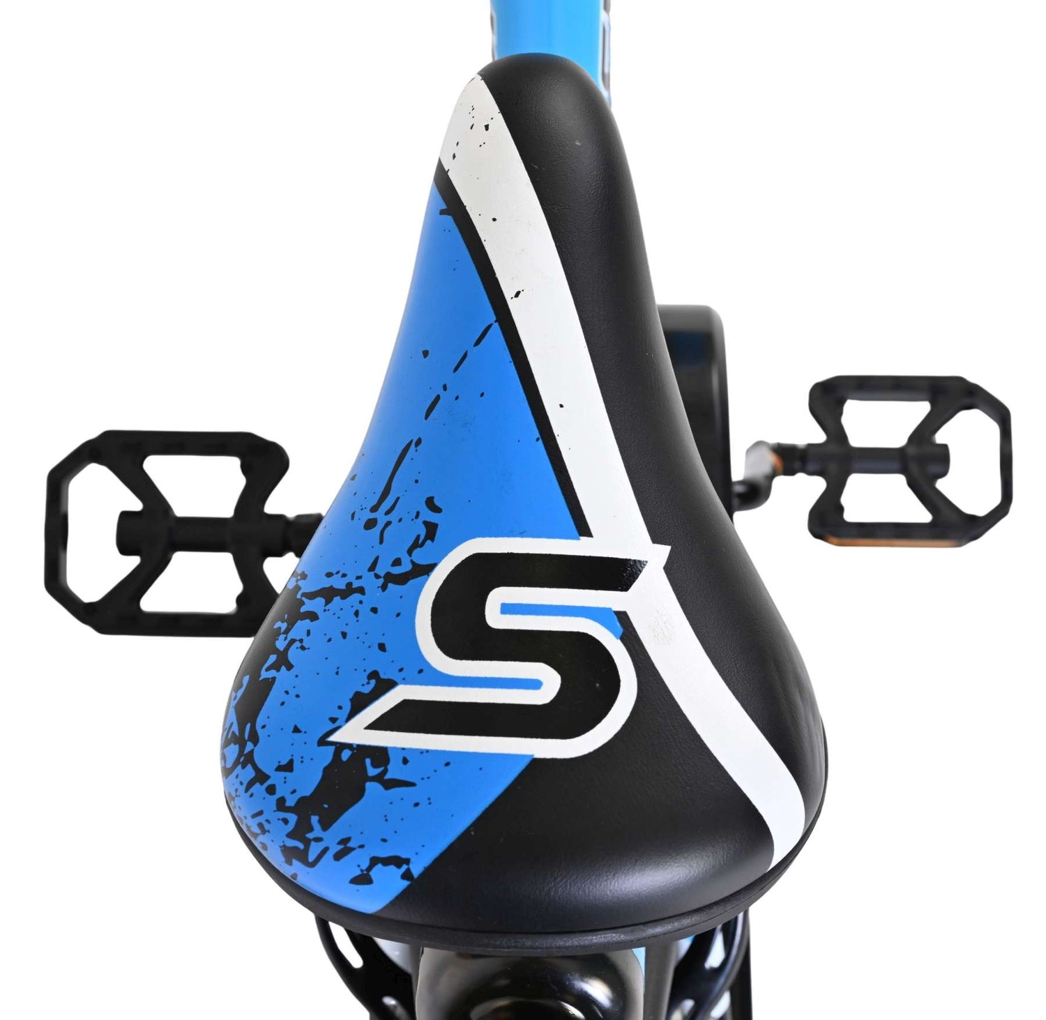 Volare Sportivo Kinderfahrrad - Jungen - 16 Zoll - Blau Schwarz - Zwei Handbremsen