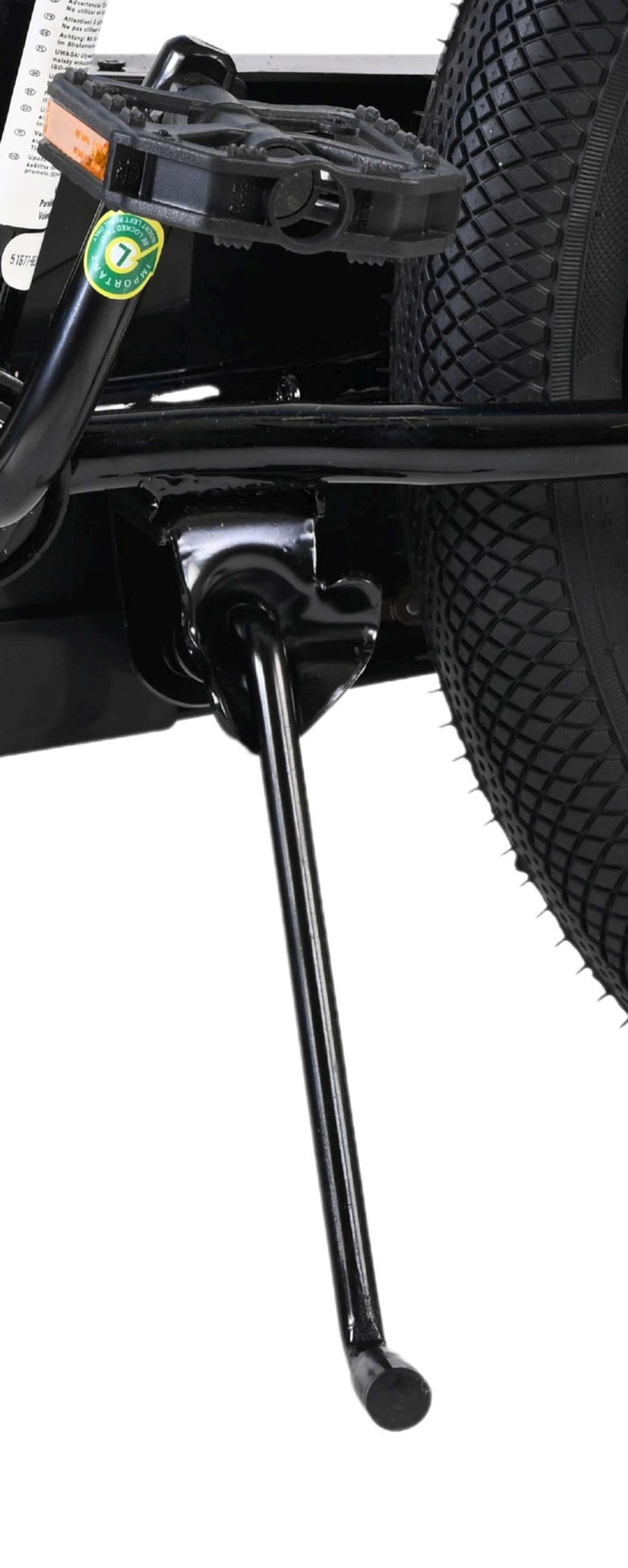 Volare Sportivo Kinderfahrrad - Jungen - 16 Zoll - Blau Schwarz - Zwei Handbremsen