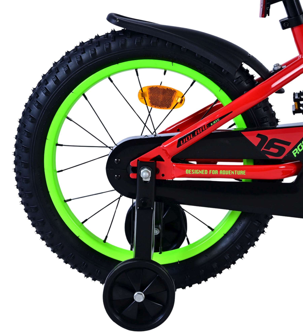 Volare Rocky Kinderfahrrad - Jungen - 16 Zoll - Rot