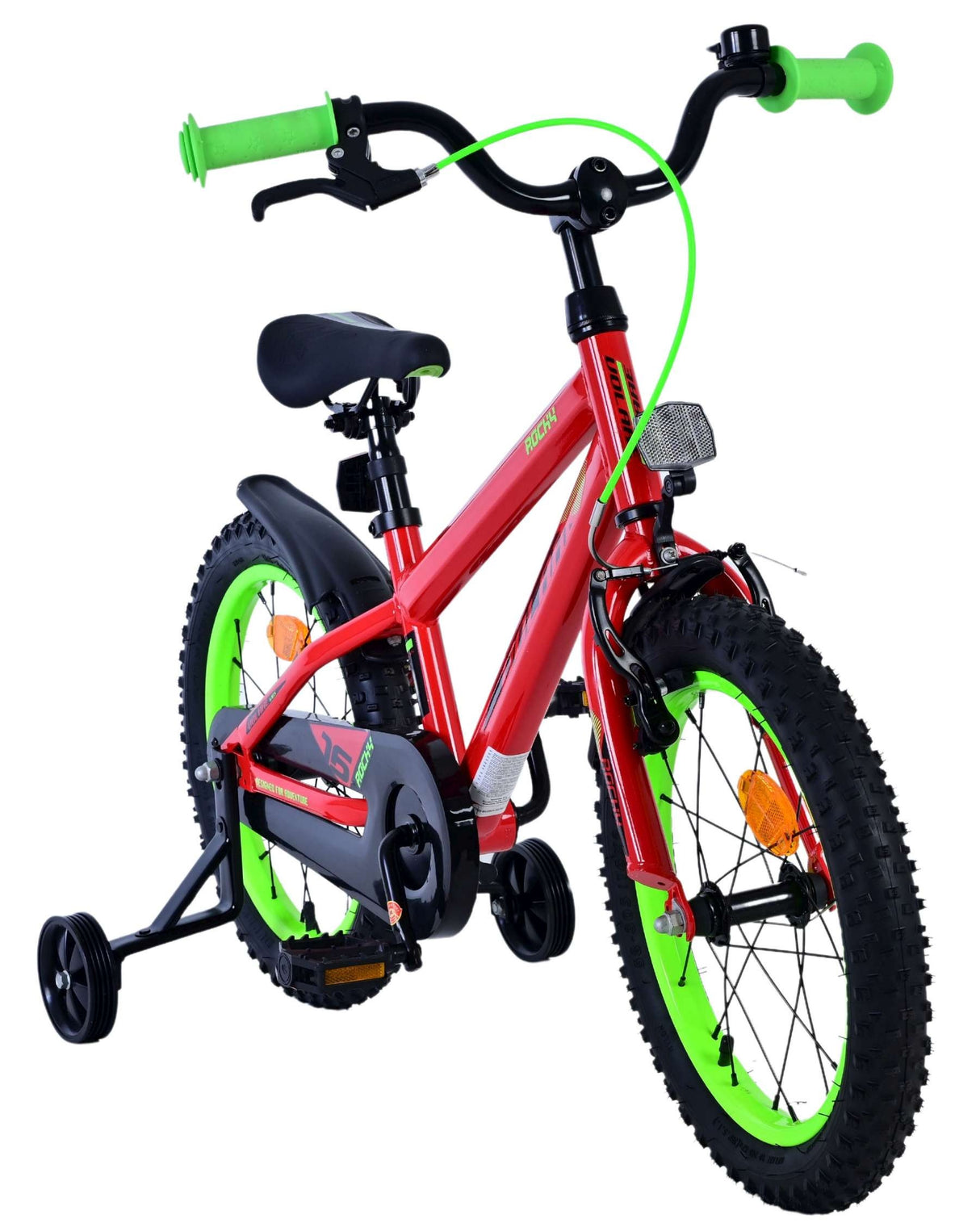 Volare Rocky Kinderfahrrad - Jungen - 16 Zoll - Rot