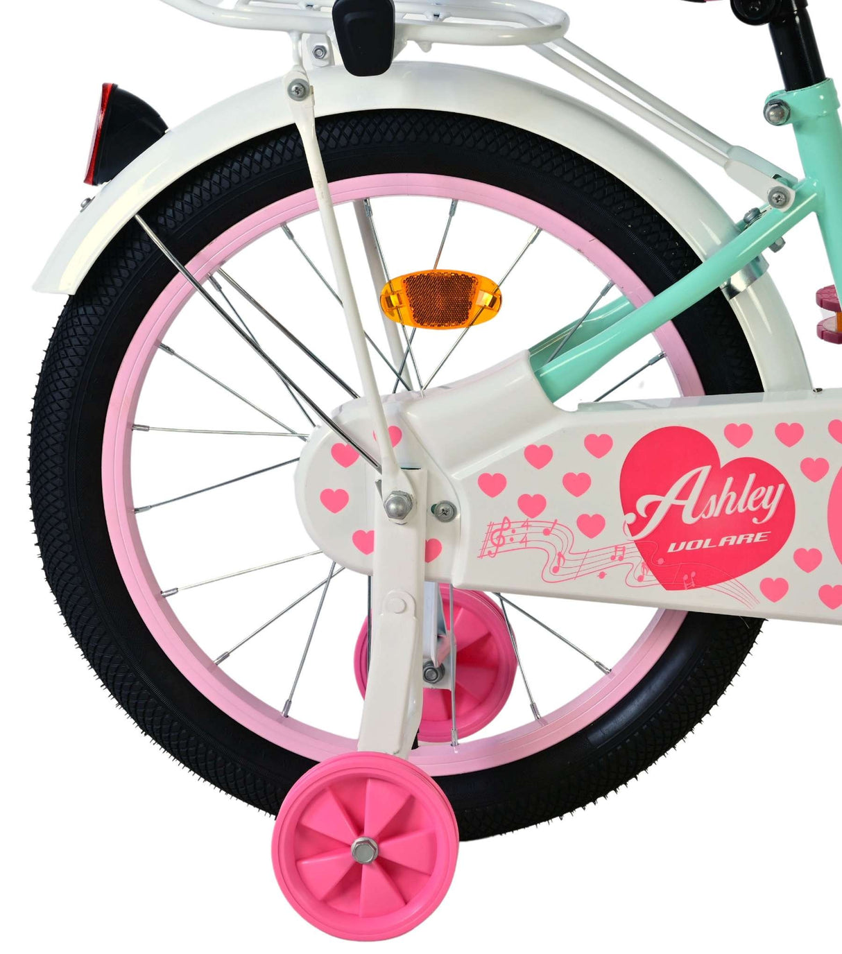Volare Ashley Kinderfahrrad - Mädchen - 18 Zoll - Grün