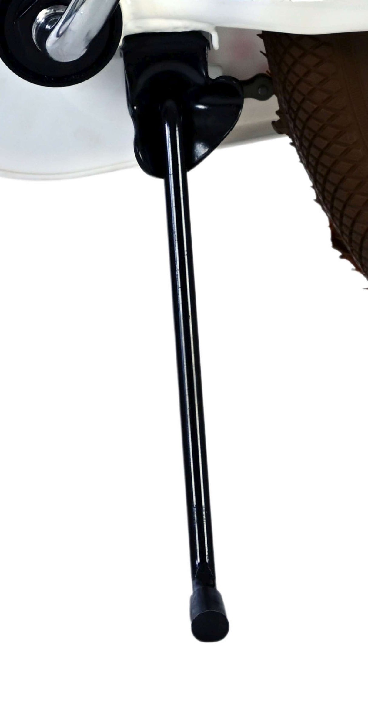 Volare Blossom Kinderfahrrad - Mädchen - 18 Zoll - Weiß - Zwei Handbremsen