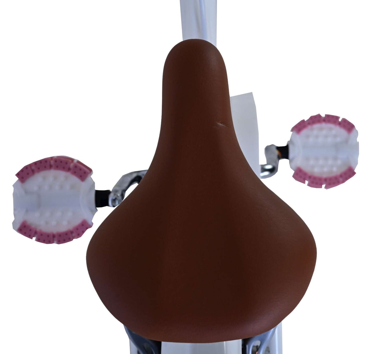 Volare Blossom Kinderfahrrad - Mädchen - 18 Zoll - Weiß - Zwei Handbremsen