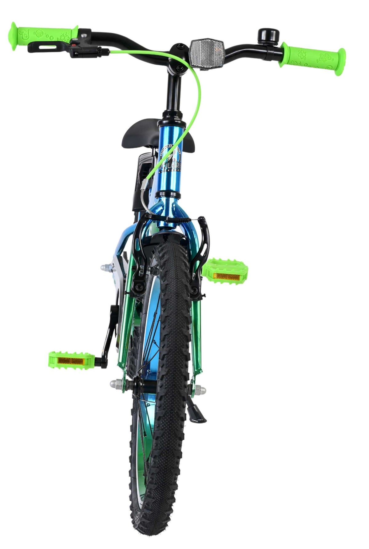 Volare Chrome Kinderfahrrad für Jungen 18 Zoll Blaugrün mit Bremsen