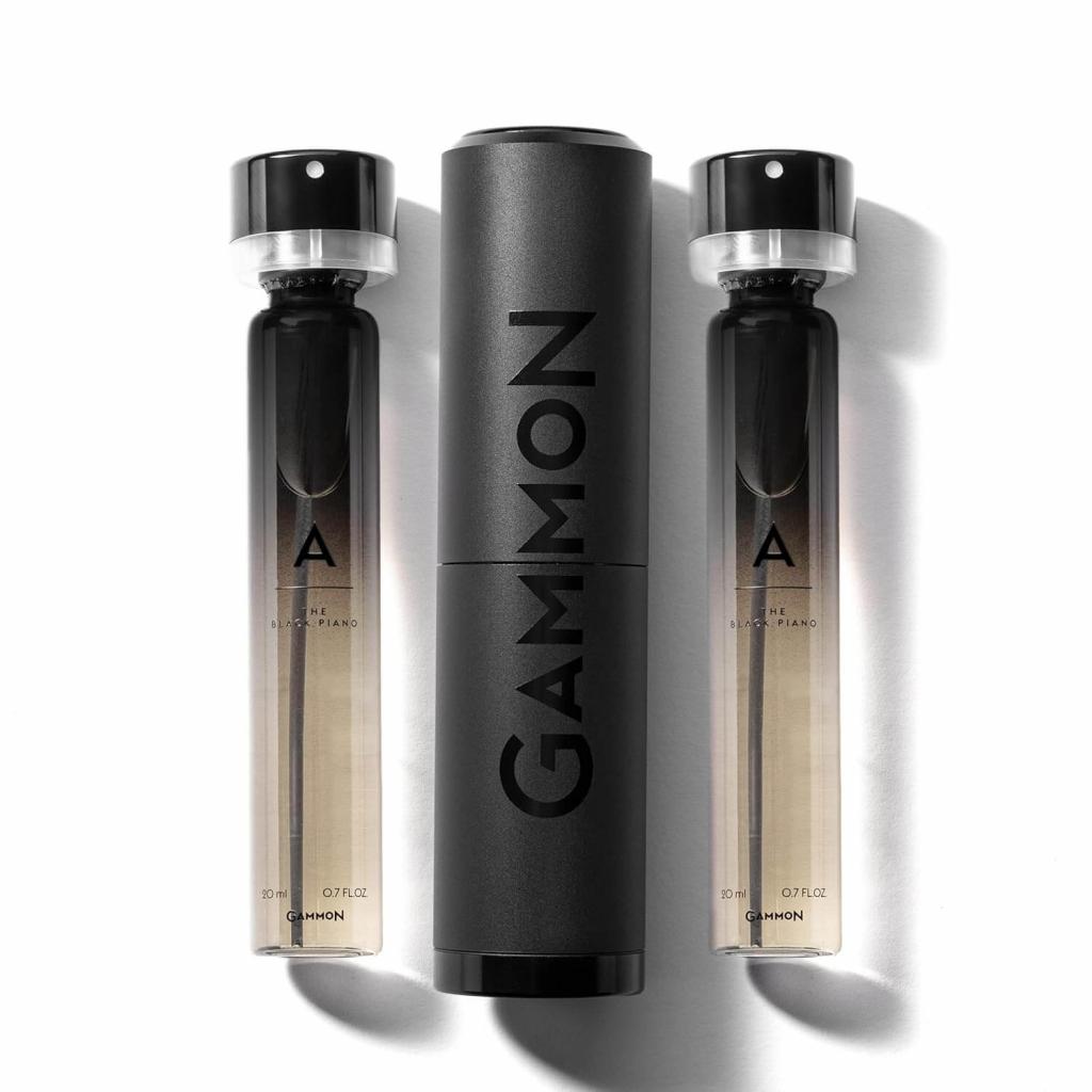 GAMMON Black Notes Parfum Set mit Aluminium Suit