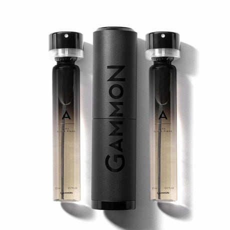 GAMMON Black Notes Parfum Set mit Aluminium Suit