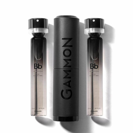 GAMMON Black Notes Parfum Set mit Aluminium Suit