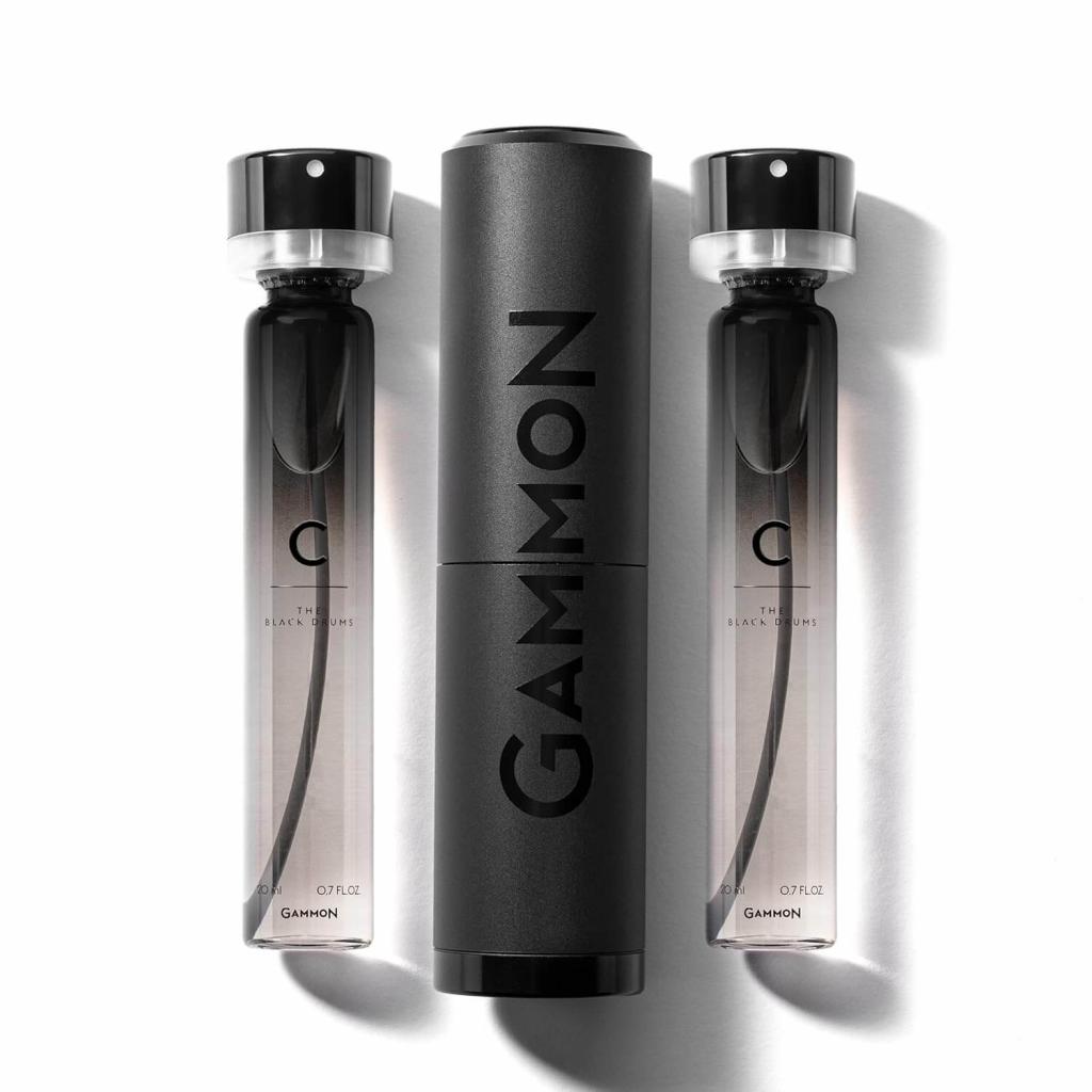 GAMMON Black Notes Parfum Set mit Aluminium Suit