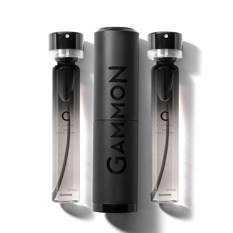 GAMMON Black Notes Parfum Set mit Aluminium Suit