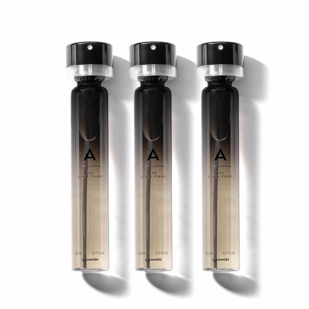 GAMMON Black Notes Parfum Set mit Aluminium Suit