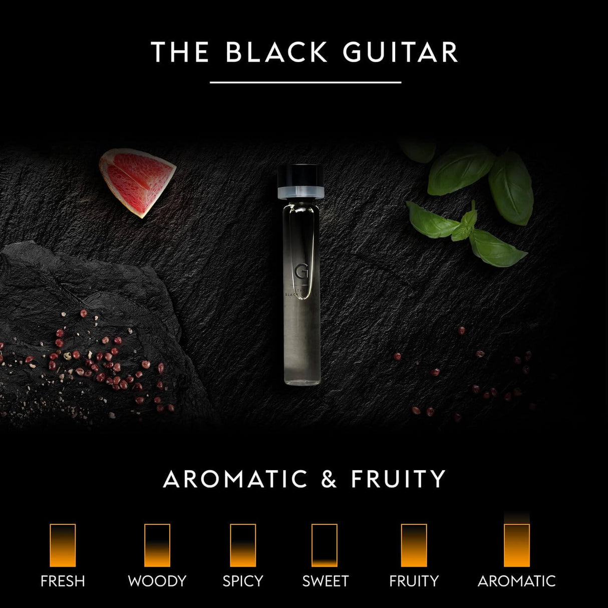 GAMMON 8987 Black Guitar Herrenparfum Set, aromatisch-fruchtig