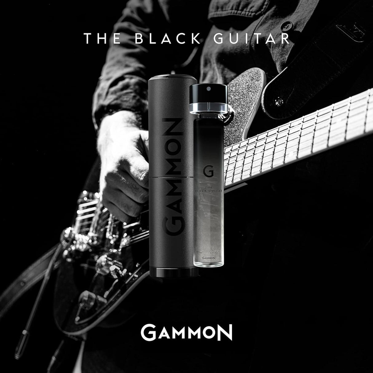 GAMMON 8987 Black Guitar Herrenparfum Set, aromatisch-fruchtig