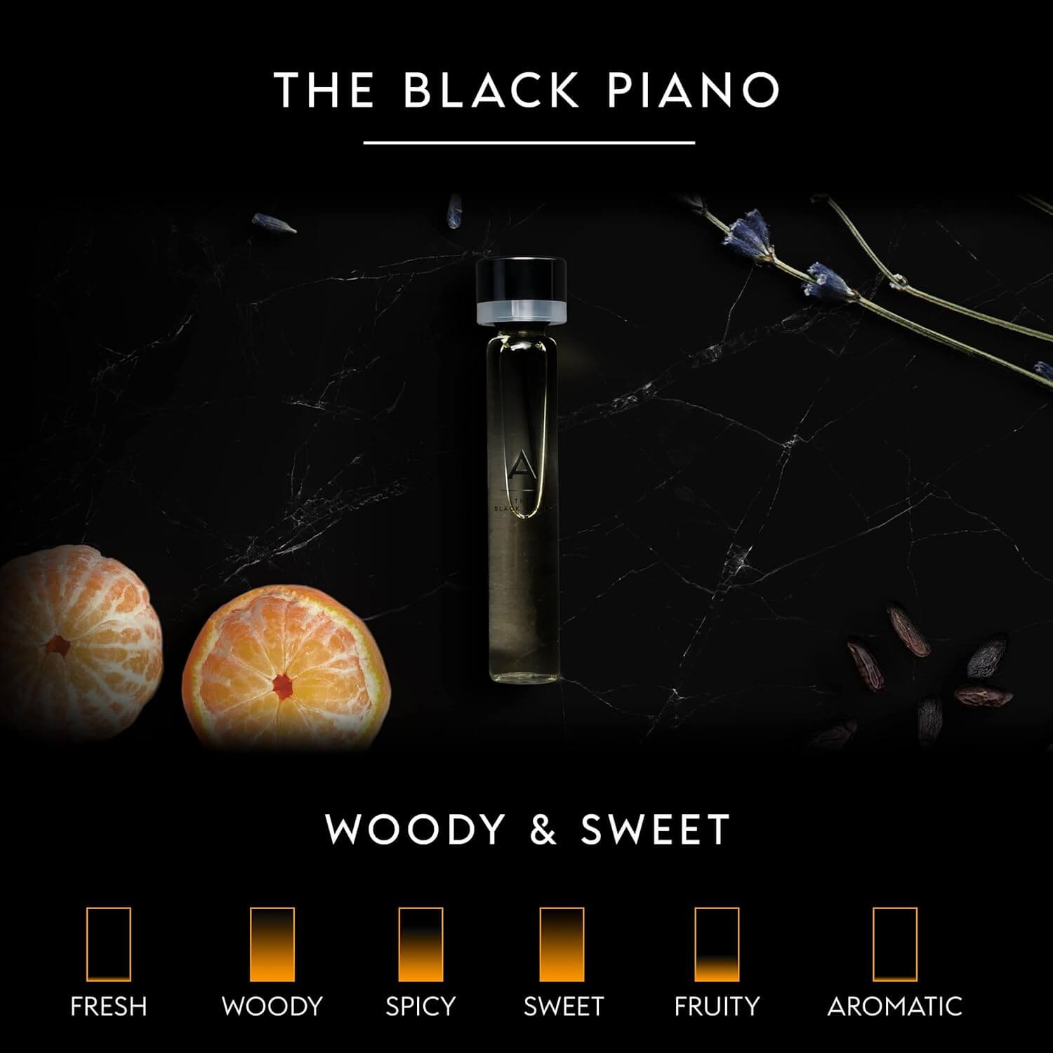 GAMMON 9014 Black Piano Herrenduft Set, holzig-süß, 20% Parfum-Öl