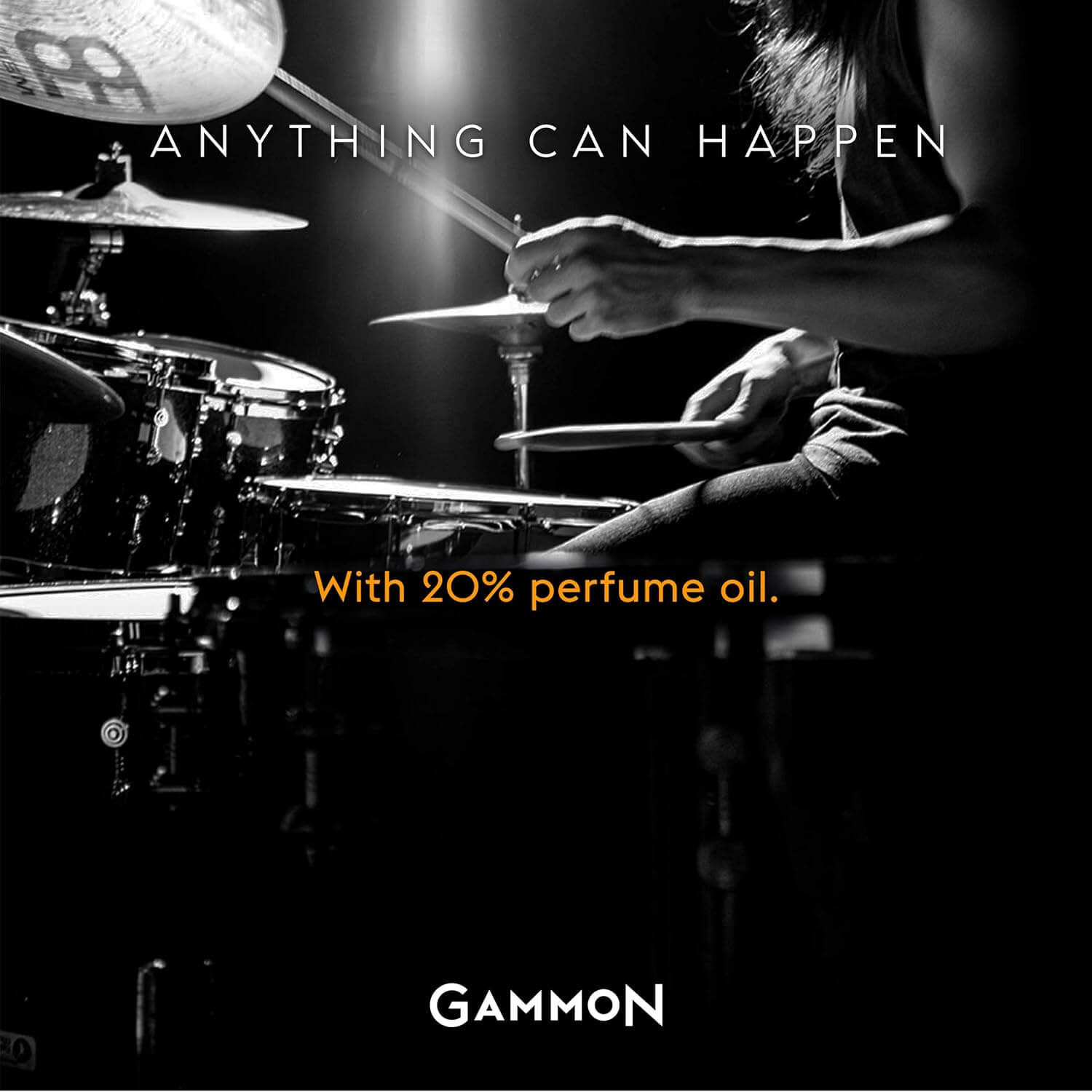 GAMMON 9076 Black Drums Herrenduft, frisch-holzig, 20% Parfum-Öl