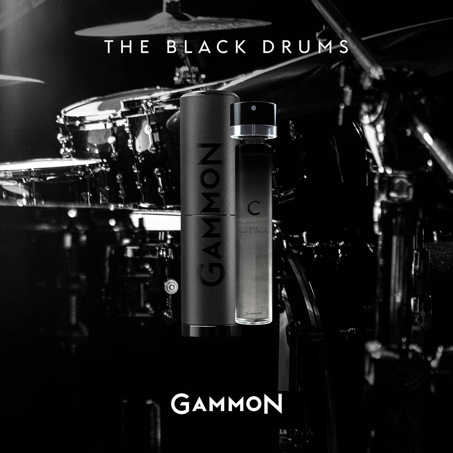GAMMON 9076 Black Drums Herrenduft, frisch-holzig, 20% Parfum-Öl