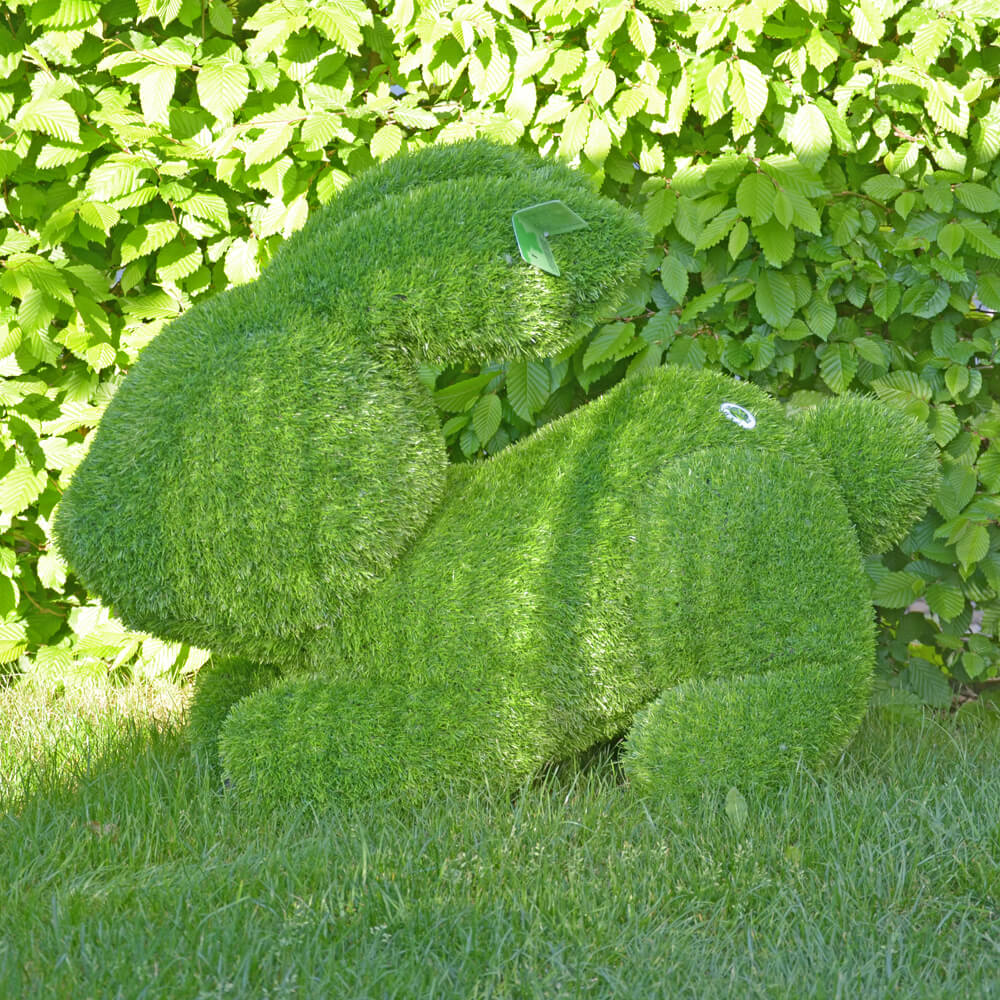 AniPlants, Grasfigur, "Hase", Gartendeko, 80cm