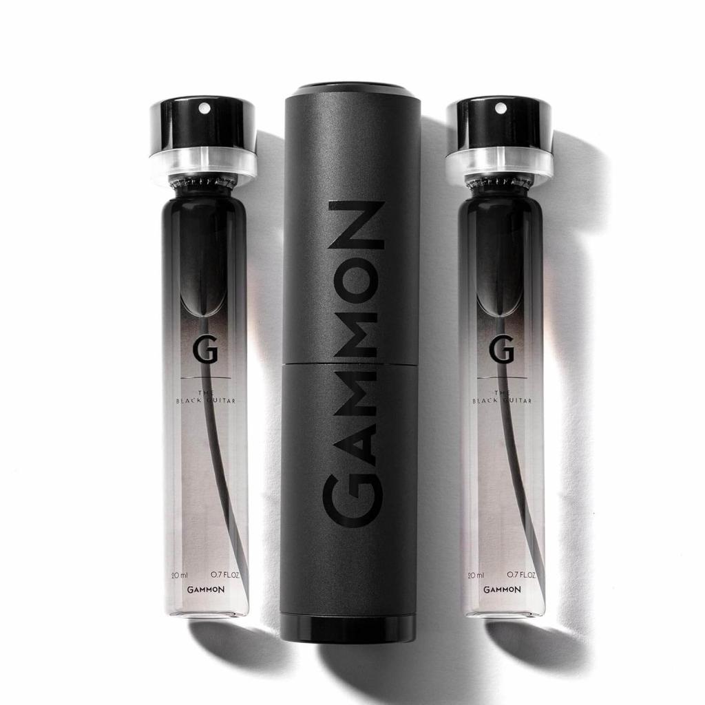 GAMMON Black Notes Parfum Set mit Aluminium Suit