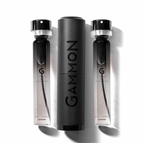 GAMMON Black Notes Parfum Set mit Aluminium Suit