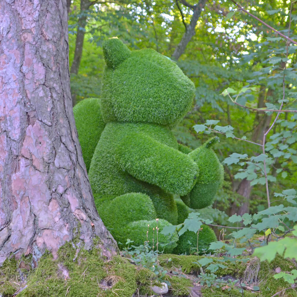 AniPlants, Grasfigur, "Eichhörnchen", Gartendeko, 100cm