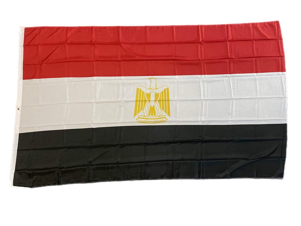 XXL Flagge Ägypten 250 x 150 cm Fahne mit 3 Ösen 100g/m² Stoffgewicht