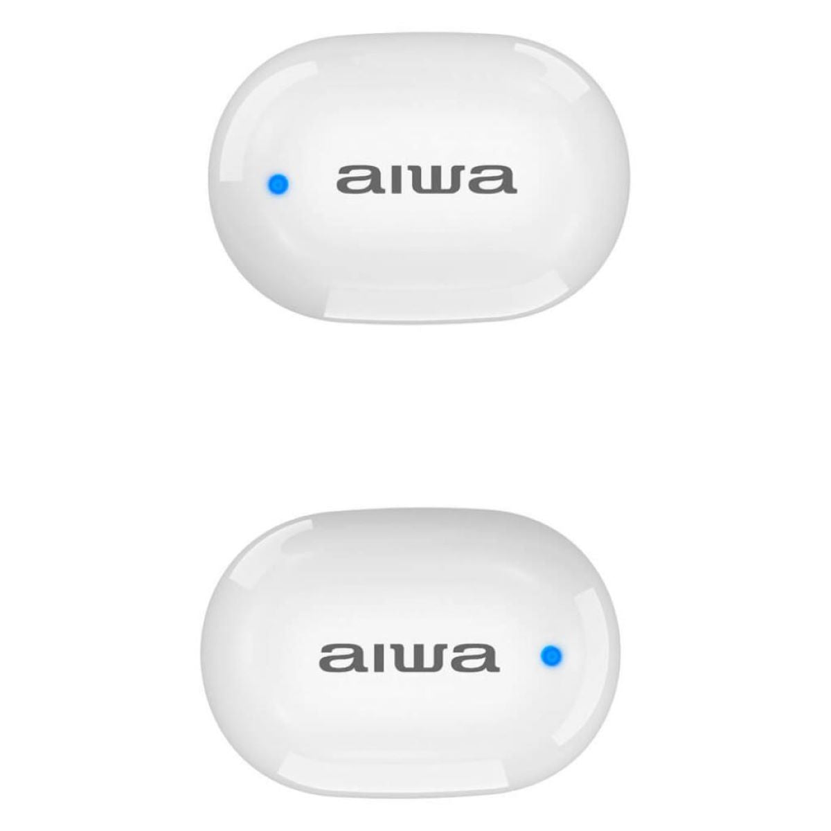 Aiwa EBTW-150WT Weiß Drahtlose Kopfhörer Bluetooth 5.0 10 m Reichweite ANS Voice Assistant TWS