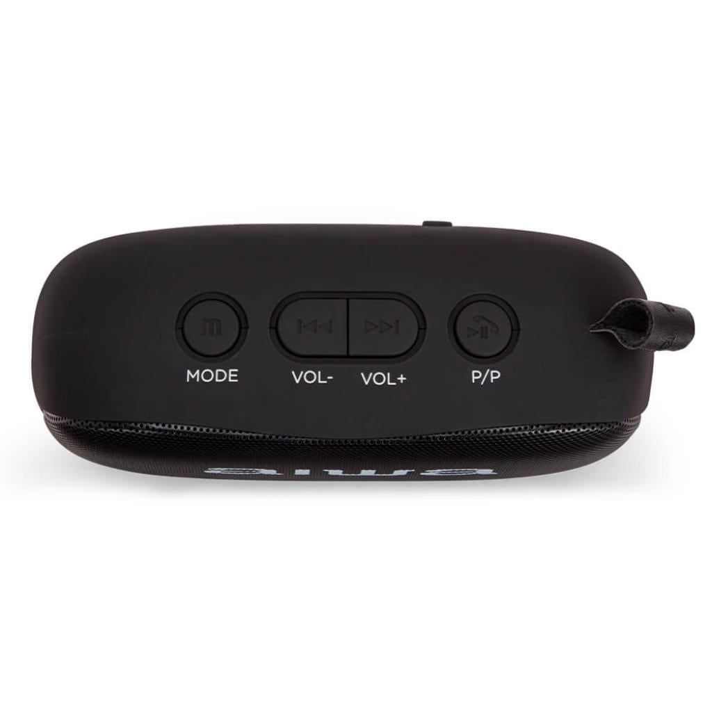 Aiwa BS-110BK Mini Bluetooth Lautsprecher mit Karabiner 10W HyperBass Musik Box