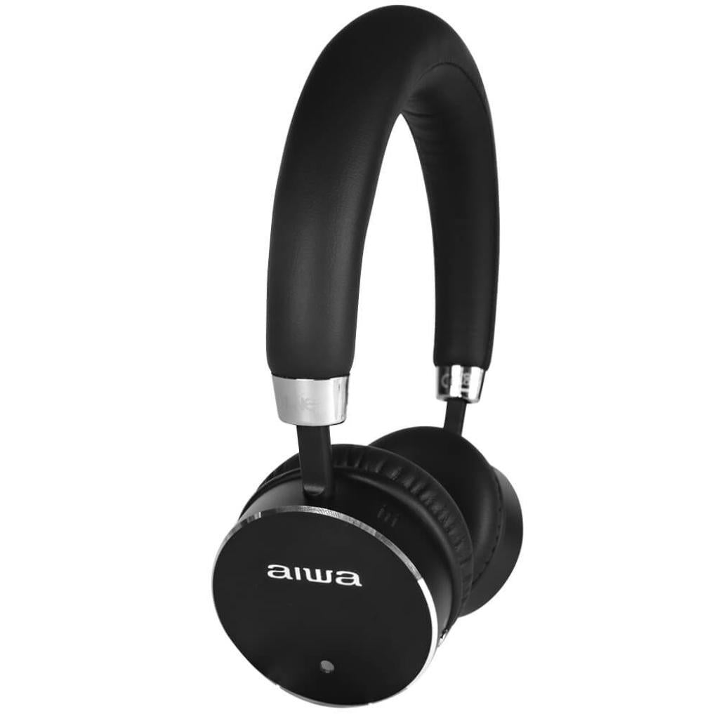 Aiwa HSTBTN-800BK Bluetooth Over-Ear Kopfhörer schwarz kabellos ANC Geräuschunterdrückung