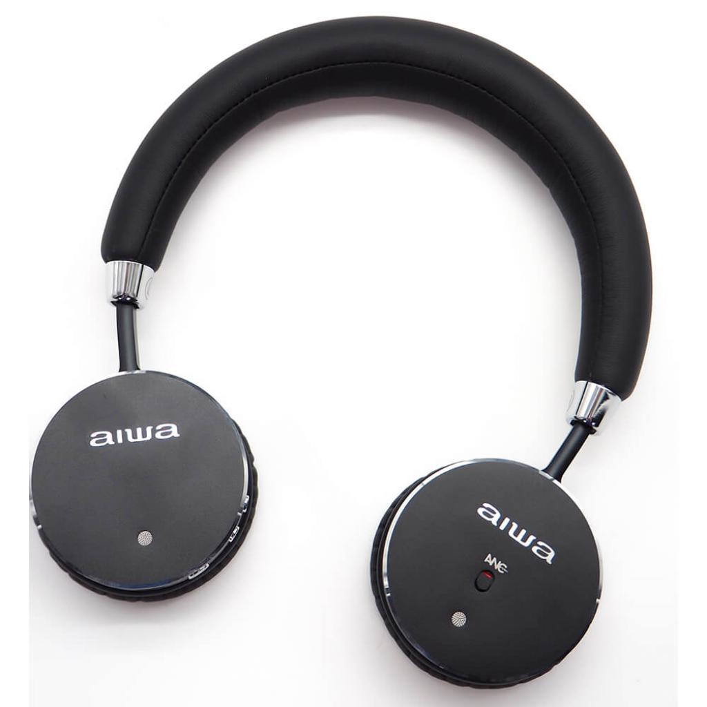 Aiwa HSTBTN-800BK Bluetooth Over-Ear Kopfhörer schwarz kabellos ANC Geräuschunterdrückung