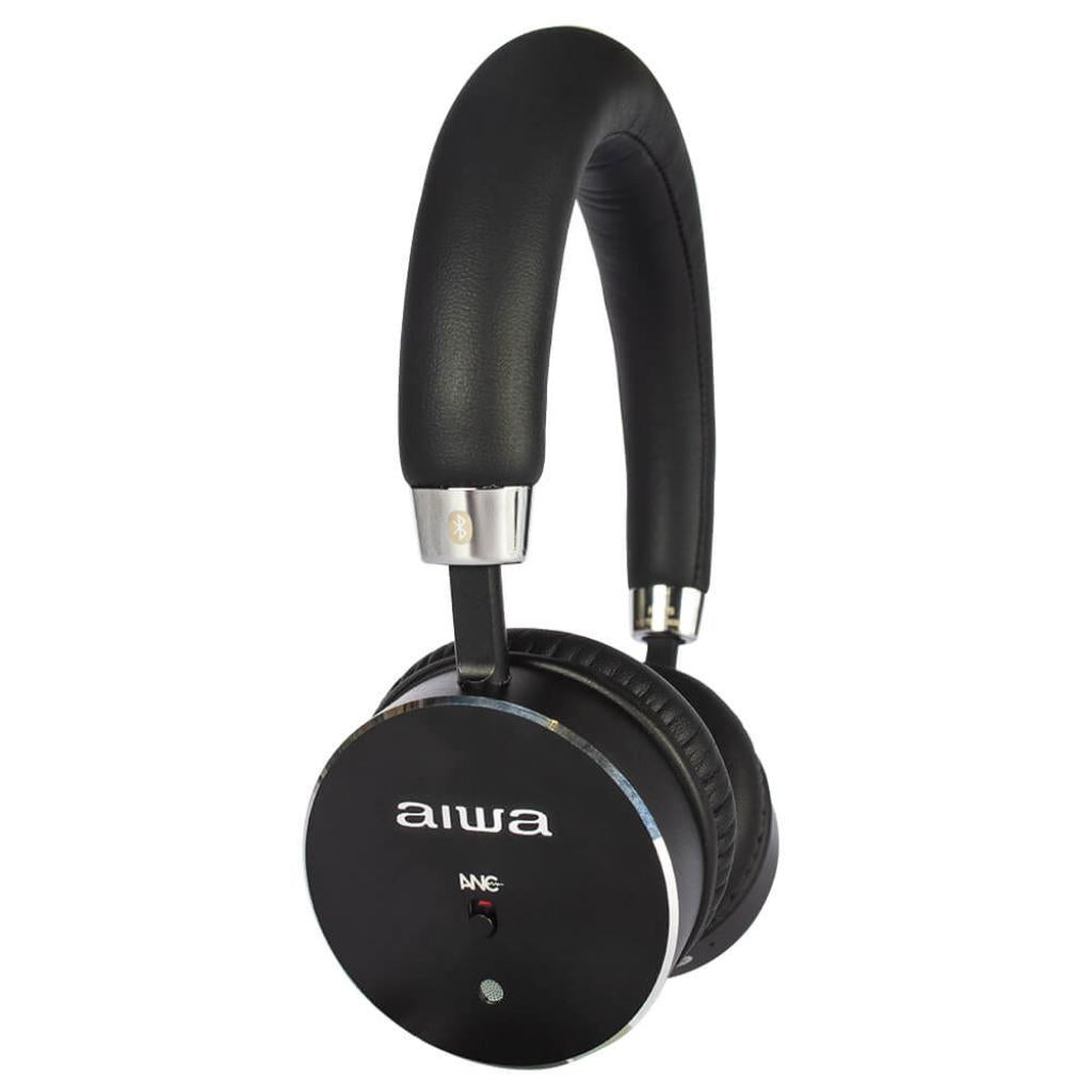 Aiwa HSTBTN-800BK Bluetooth Over-Ear Kopfhörer schwarz kabellos ANC Geräuschunterdrückung
