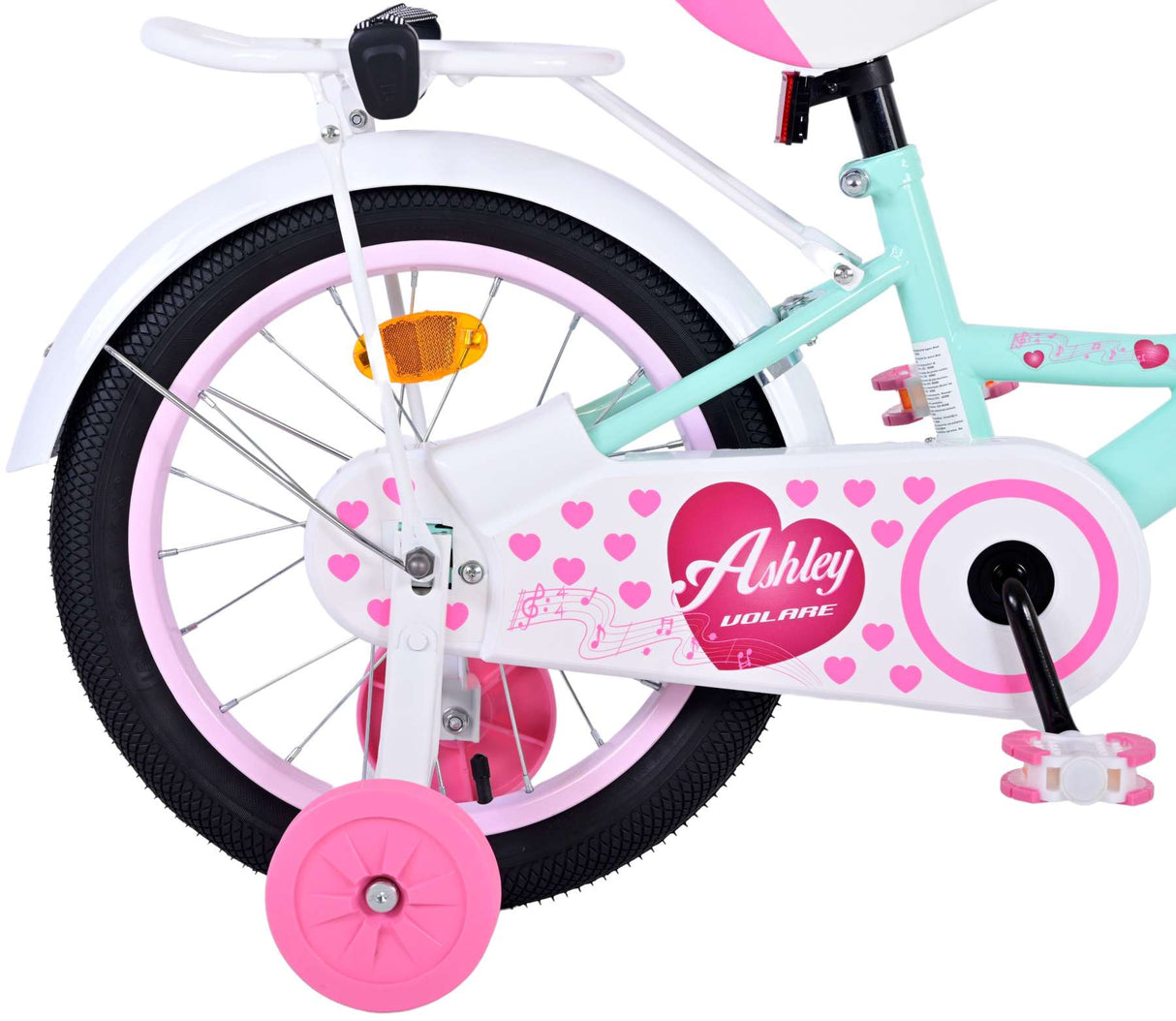 Volare Ashley Kinderfahrrad - Mädchen - 16 Zoll - Grün